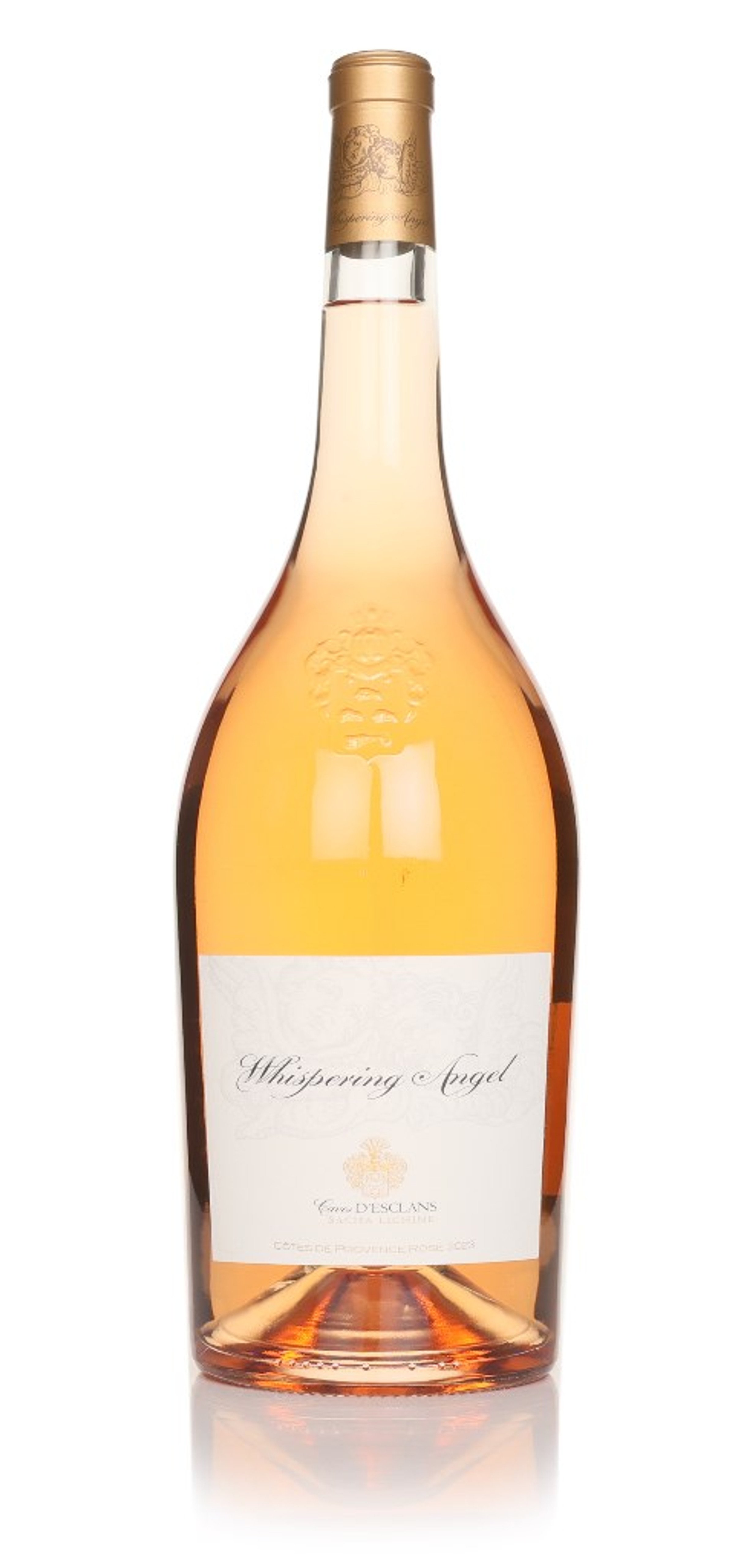 Caves d'Esclans Whispering Angel Côtes de Provence Rosé 2023 – Double Magnum (3L) (No Box / Torn Label) 300cl