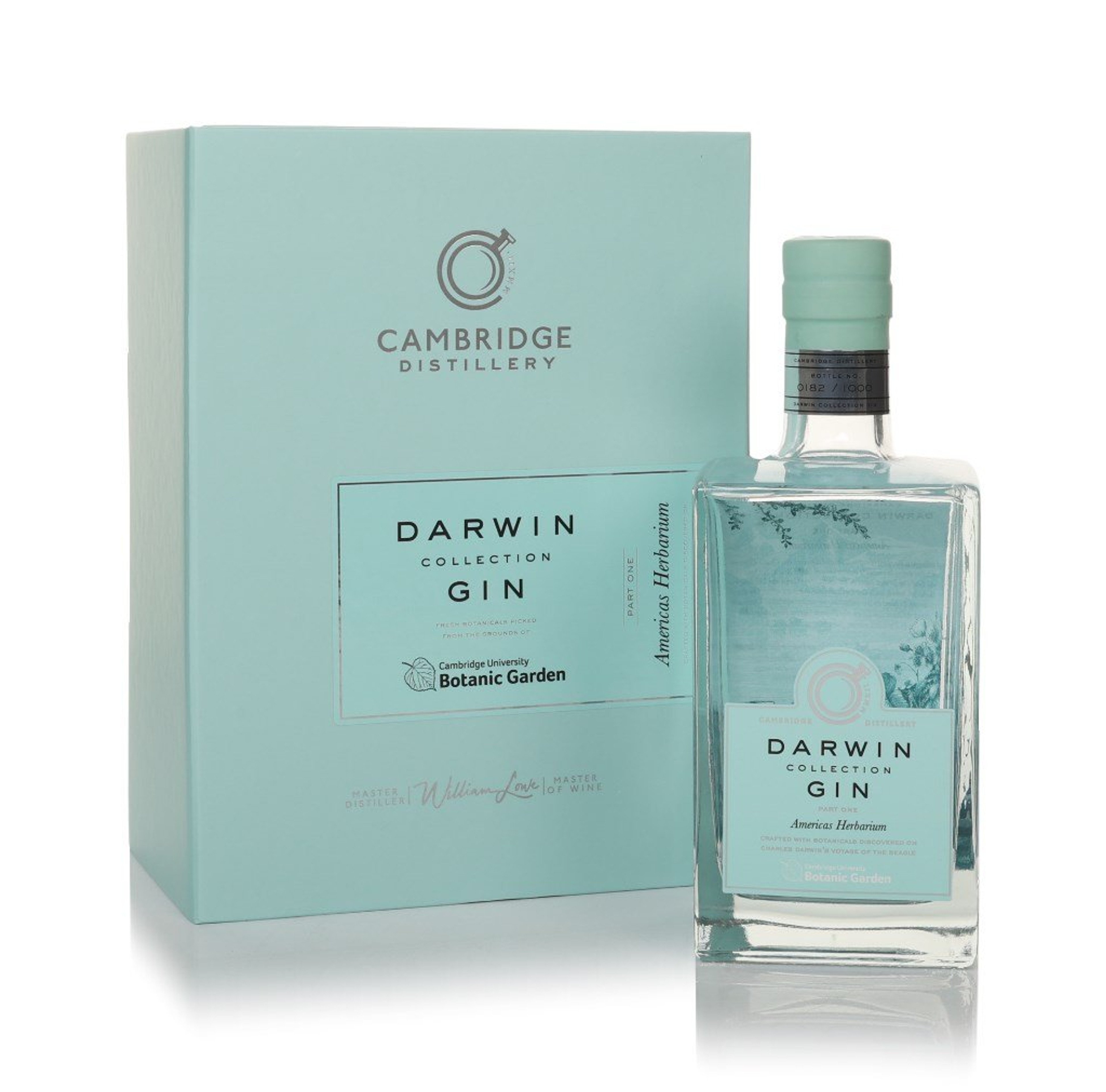 Cambridge Darwin Collection Gin - Part One: Americas Herbarium (No Box / Torn Label) 70cl