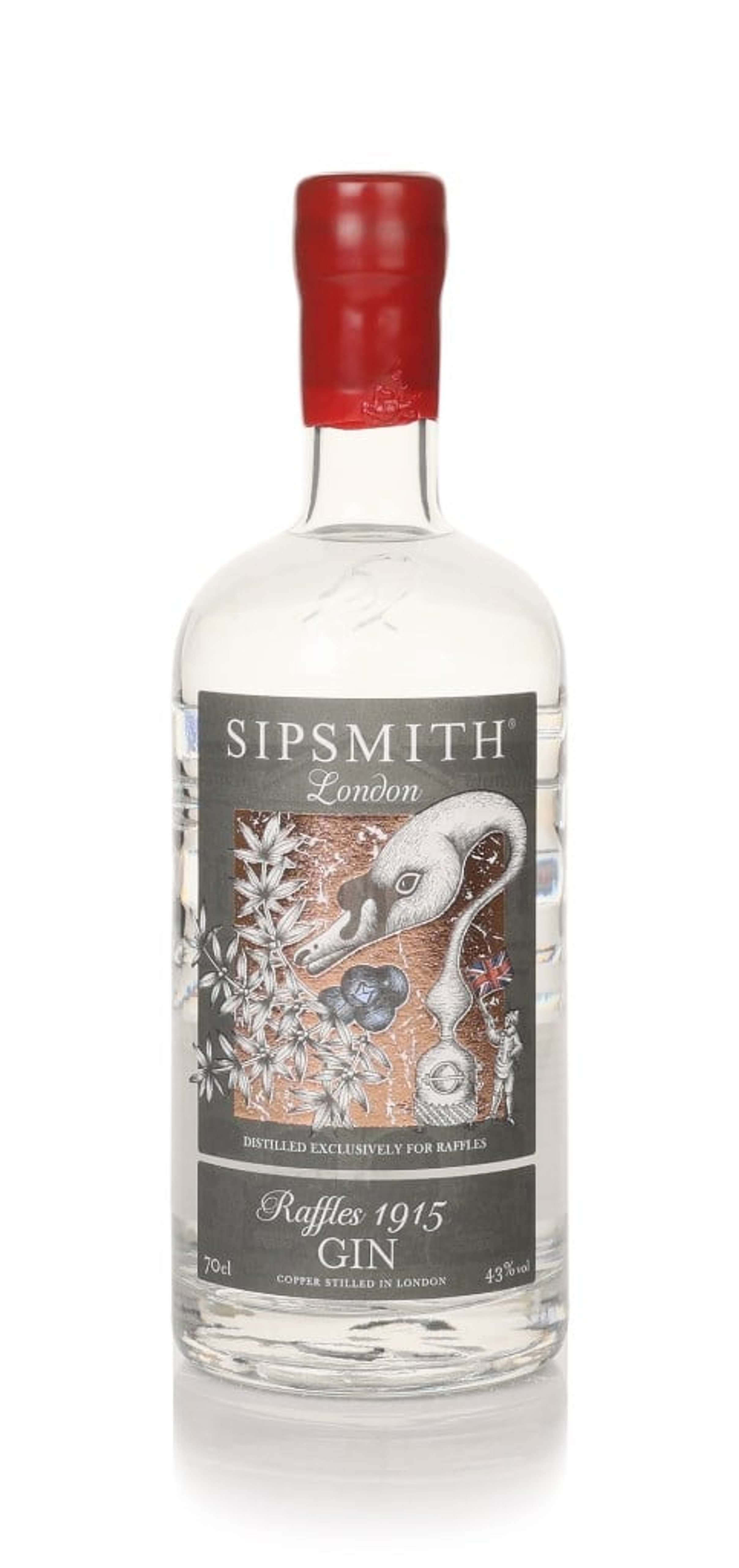 Sipsmith Raffles 1915 Gin (No Box / Torn Label) 70cl