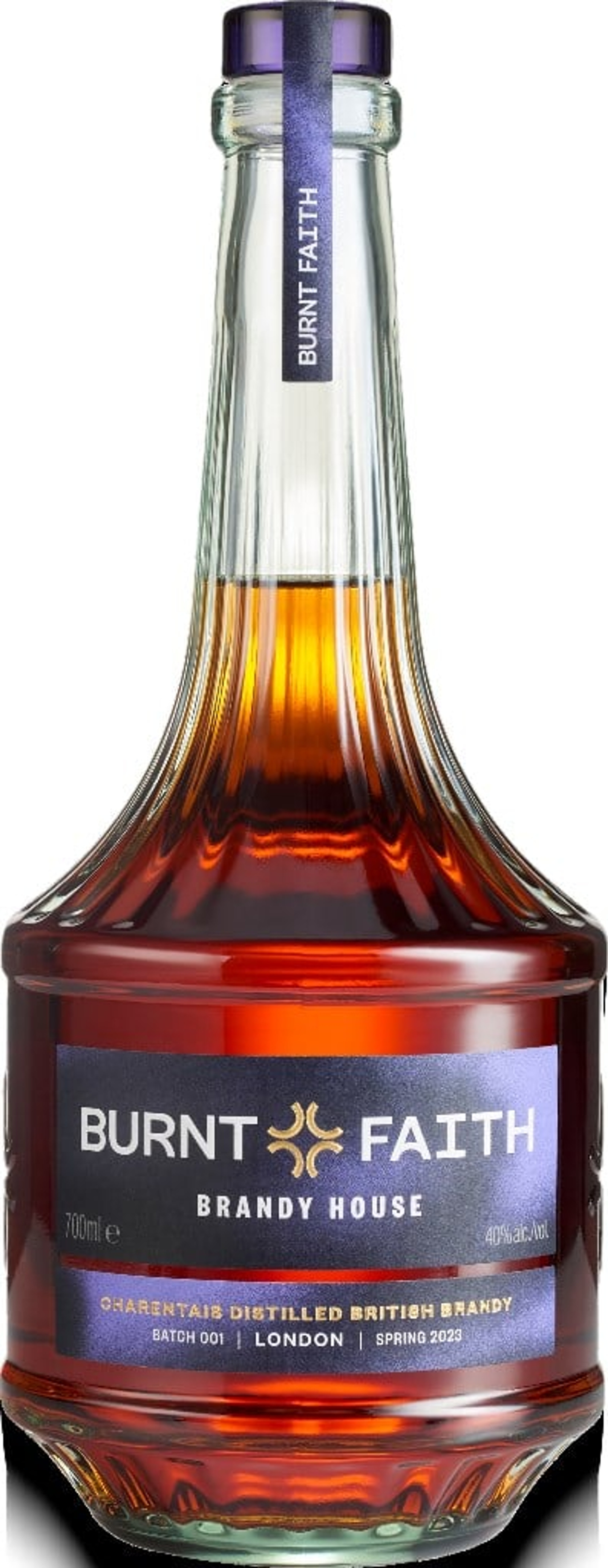 Burnt Faith Brandy Batch 001 (No Box / Torn Label) 70cl