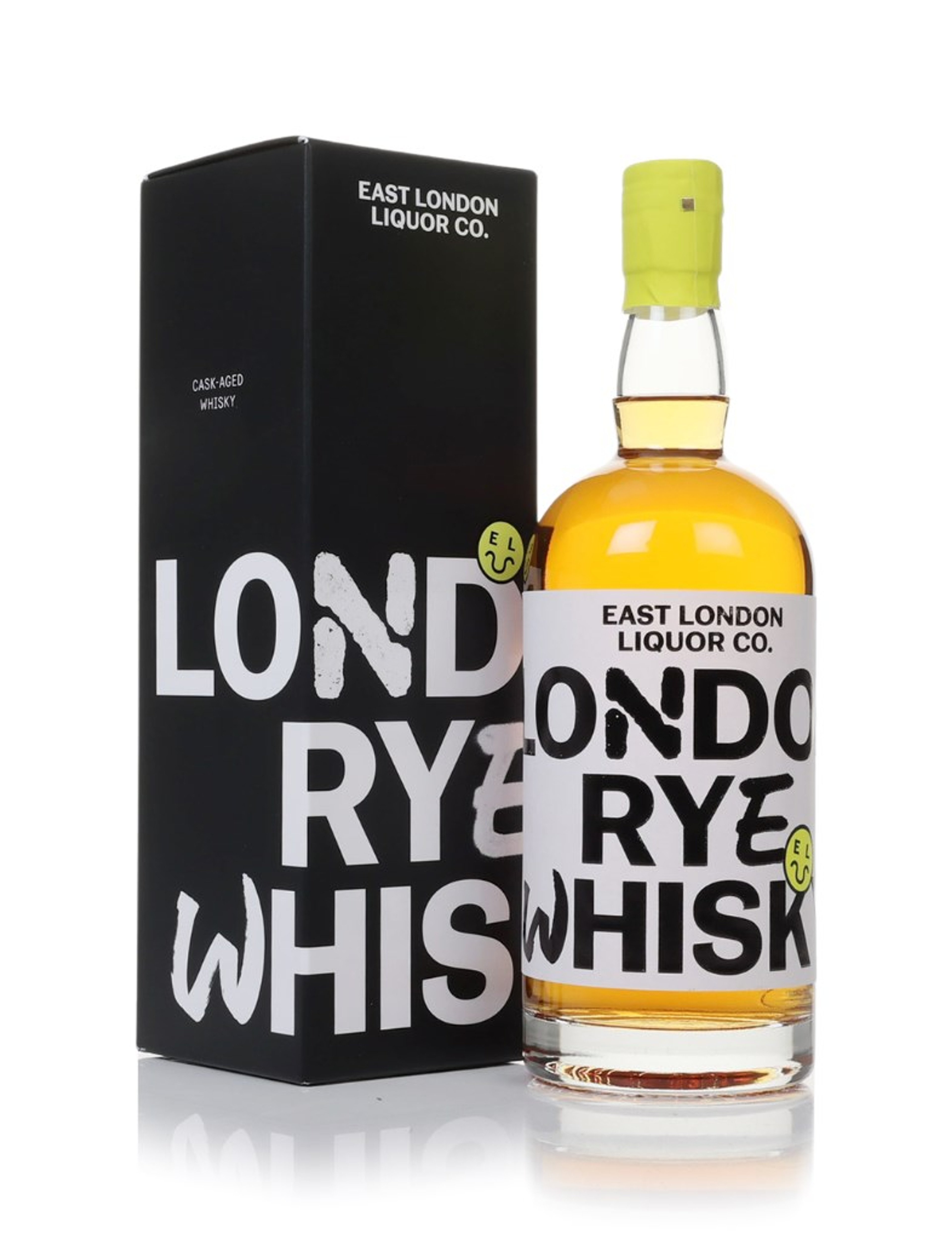 East London Liquor Company London Rye Whisky (No Box / Torn Label) 70cl