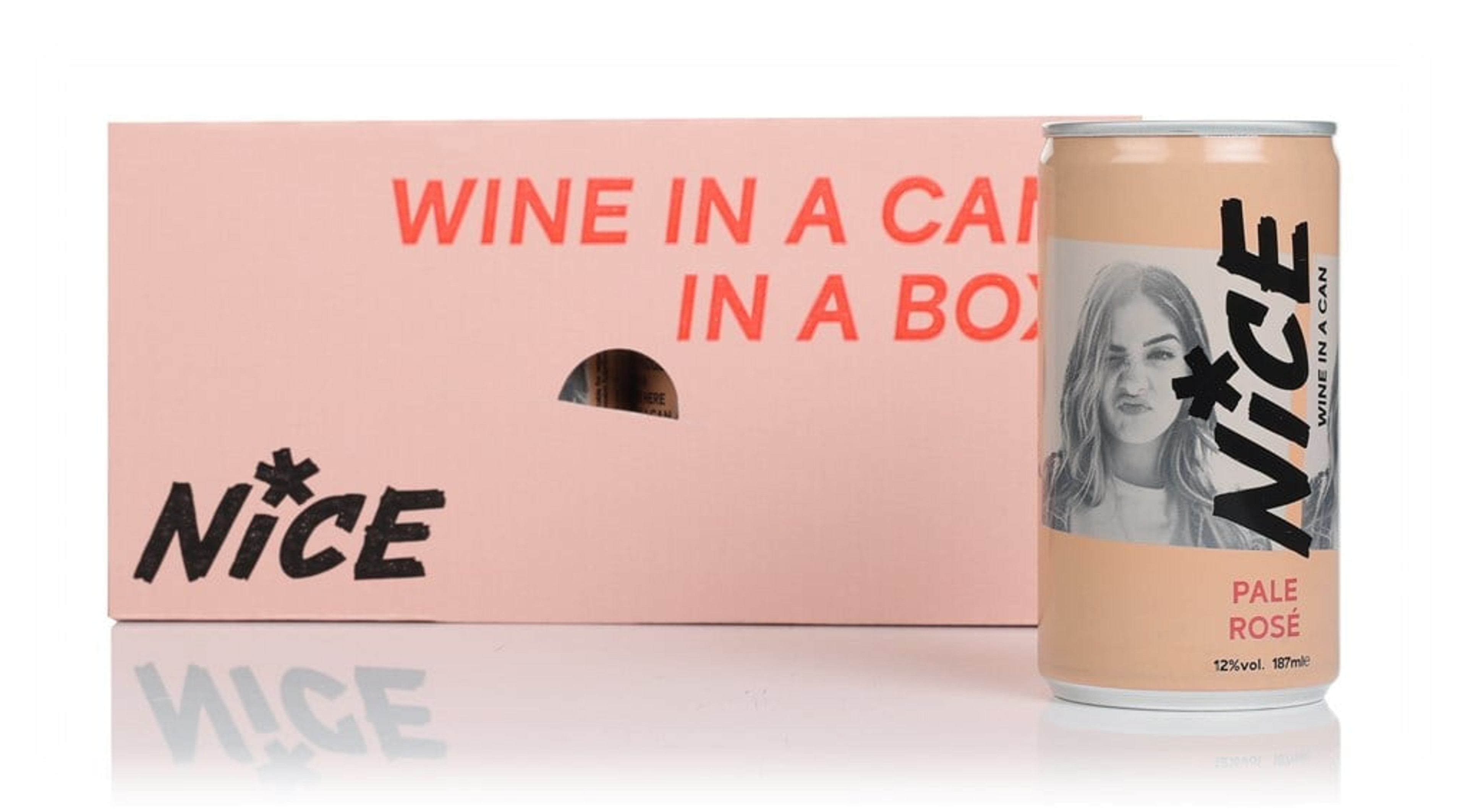 NICE Pale Rosé (12 x 187ml) (No Box / Torn Label) 224cl