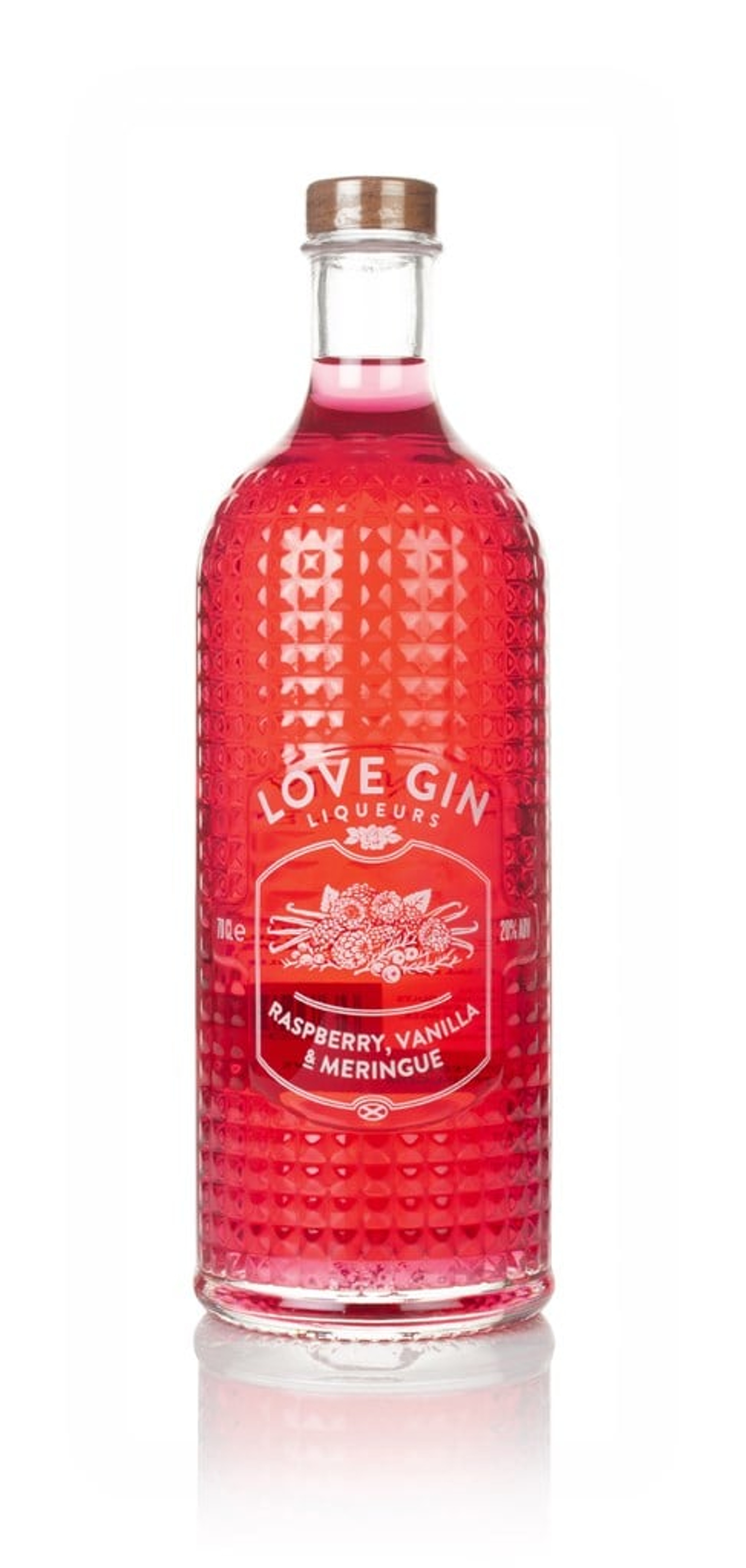 Eden Mill Love Gin Raspberry, Vanilla & Meringue Liqueur (No Box / Torn Label) 70cl
