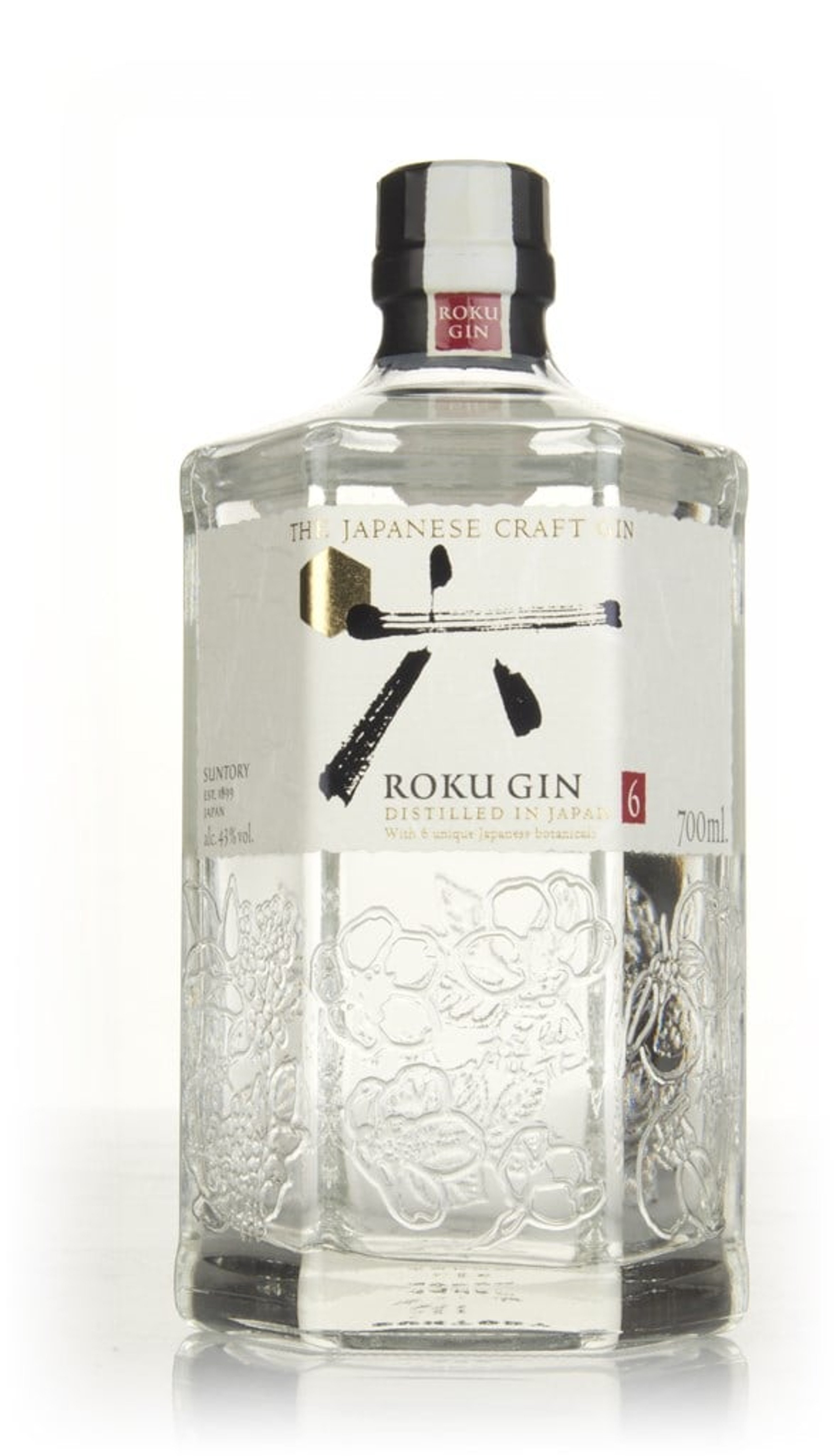 Roku Japanese Craft Gin (No Box / Torn Label) 70cl