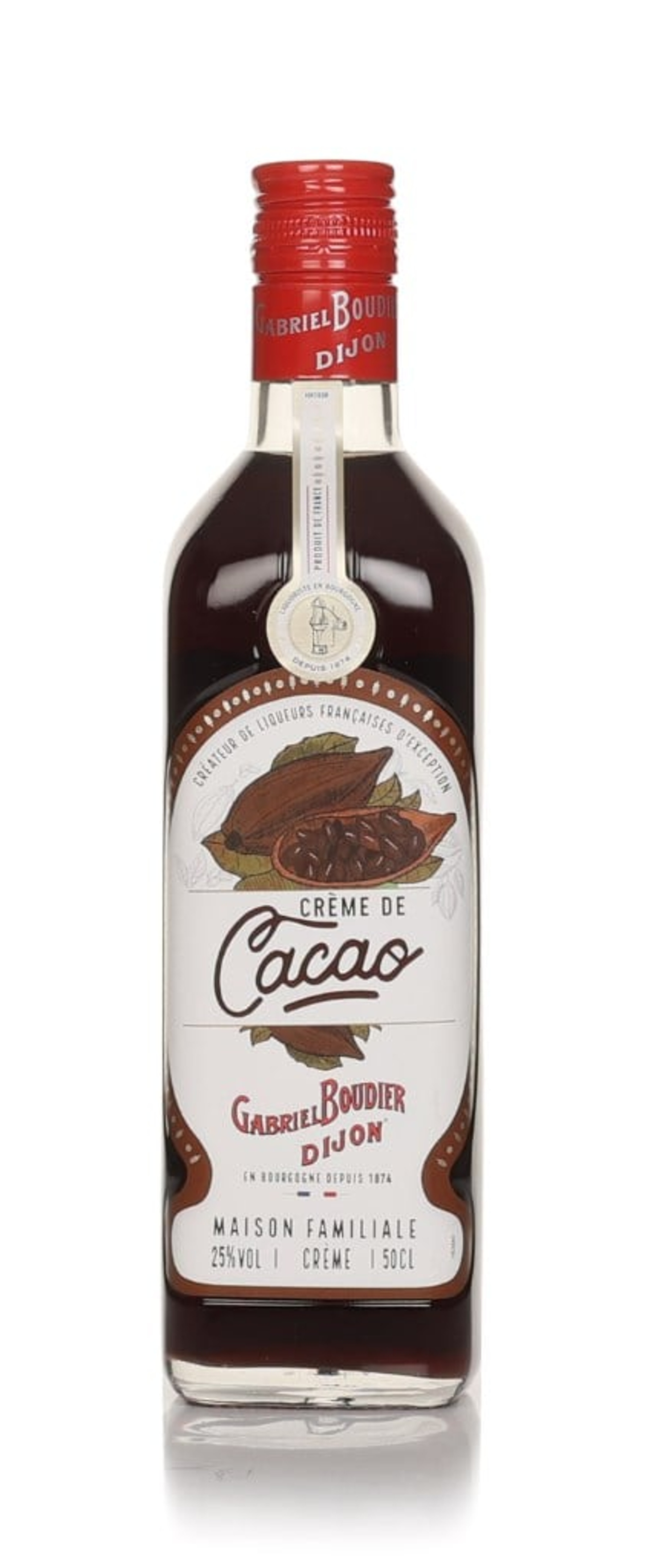 Gabriel Boudier Crème De Cacao Brown (Bartender Range) 50cl (No Box / Torn Label)