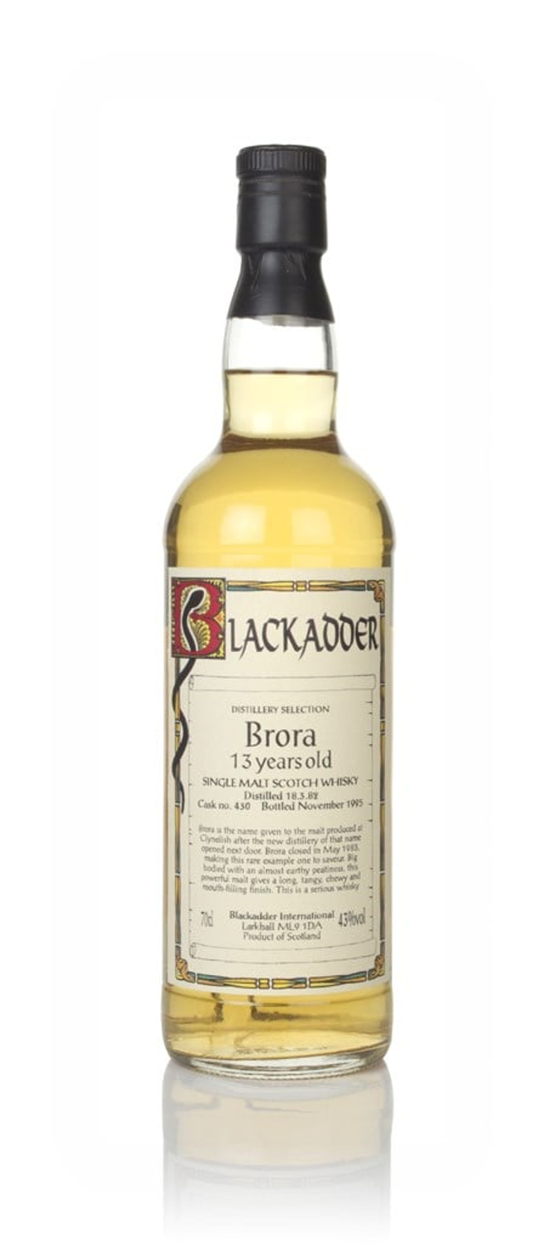 Brora 13 Year Old 1982 (cask 430) - Blackadder 70cl