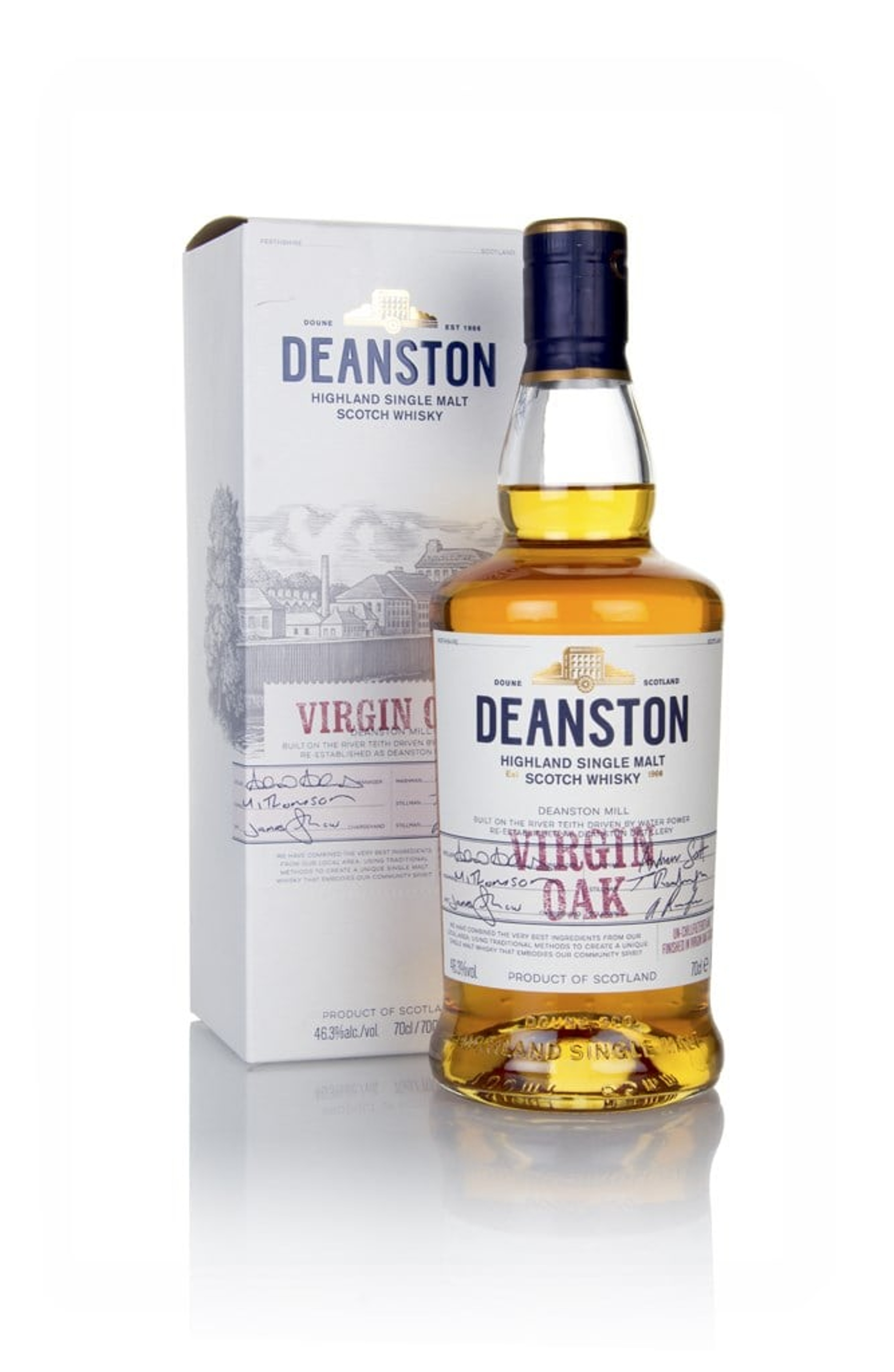 Deanston Virgin Oak (No Box / Torn Label) 70cl