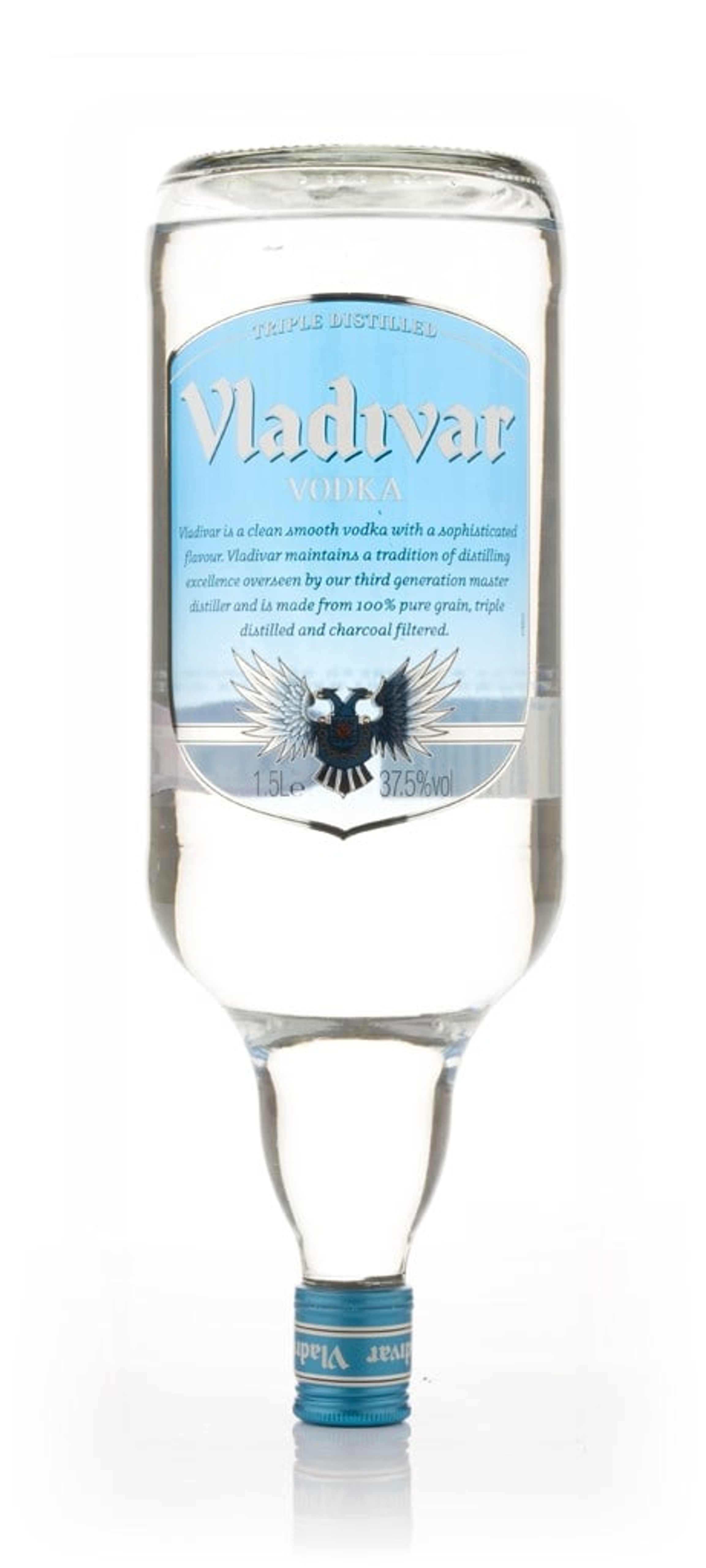 Vladivar Imperial Vodka 1.5l (No Box / Torn Label) 150cl
