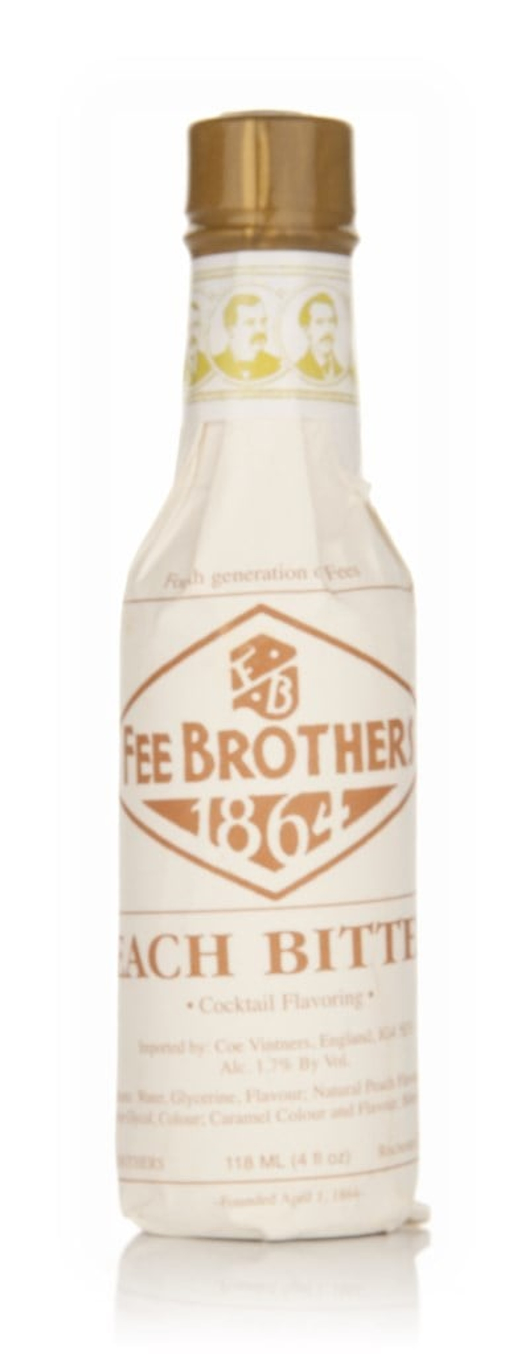 Fee Brothers Peach Bitters (No Box / Torn Label) 15cl