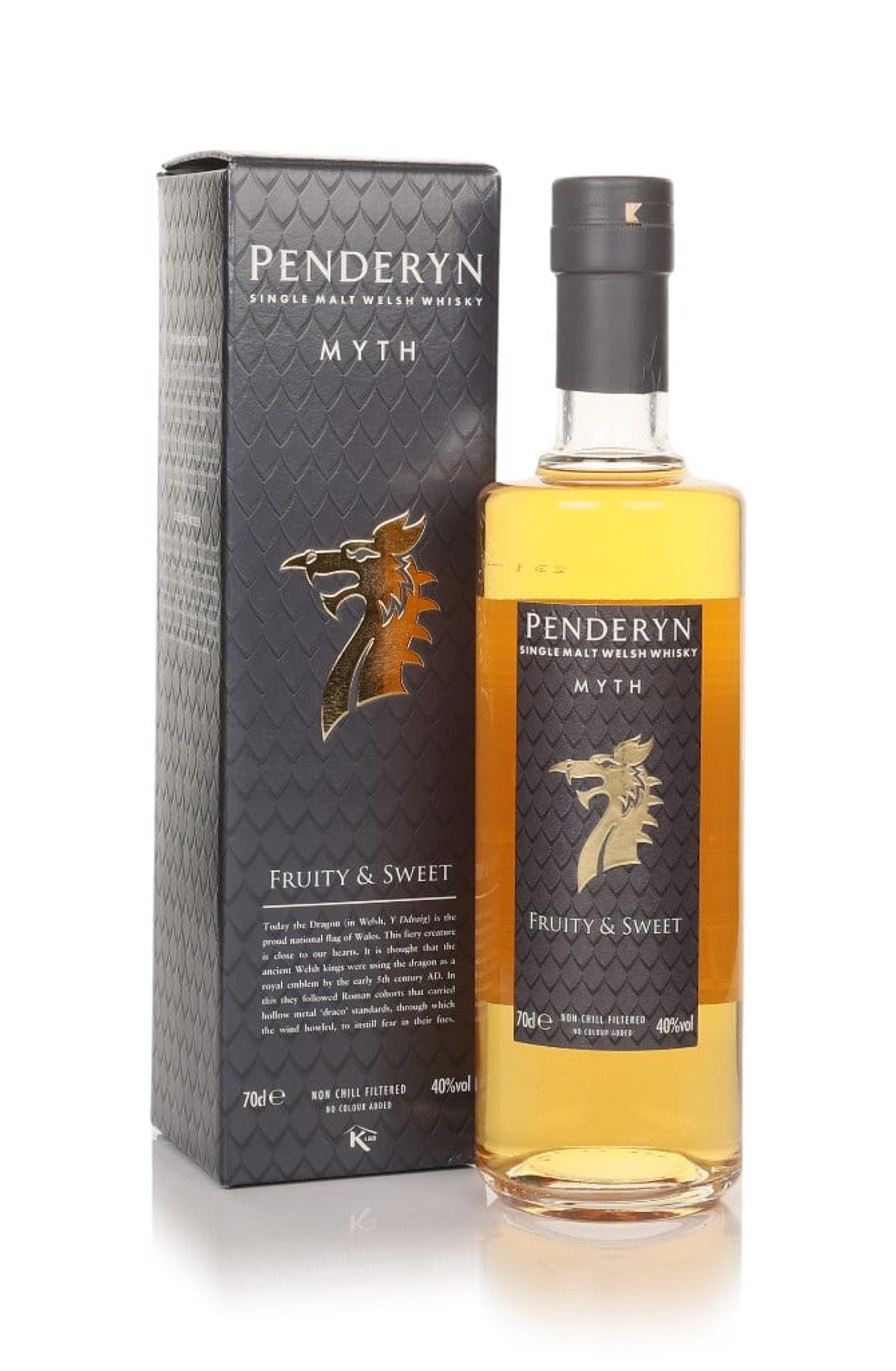 Penderyn Myth (40%) (No Box / Torn Label) 70cl