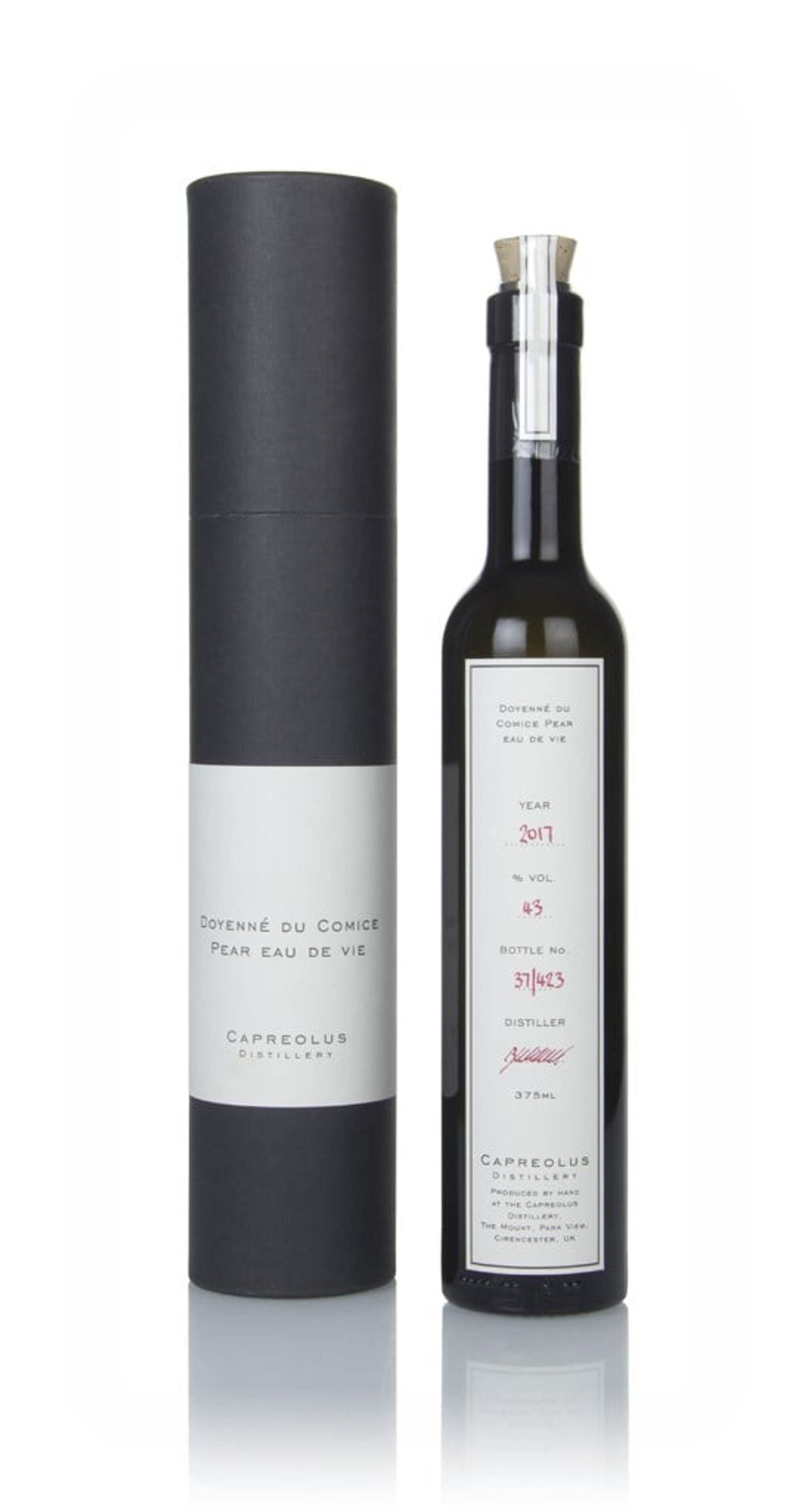 Capreolus Doyenné du Comice Pear Eau de Vie 2017 (No Box / Torn Label) 38cl