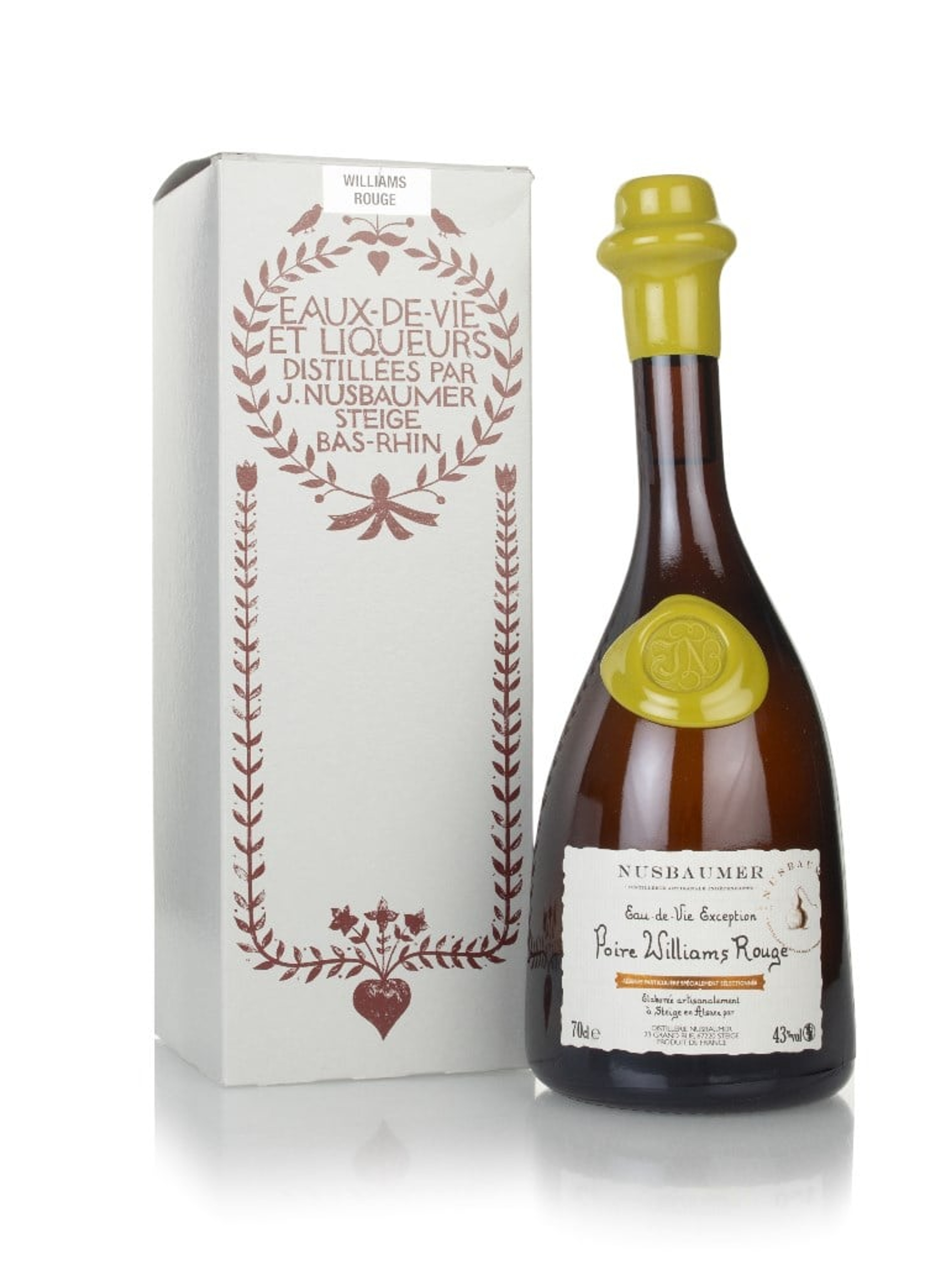 Nusbaumer Poire Williams Rouge (No Box / Torn Label) 70cl