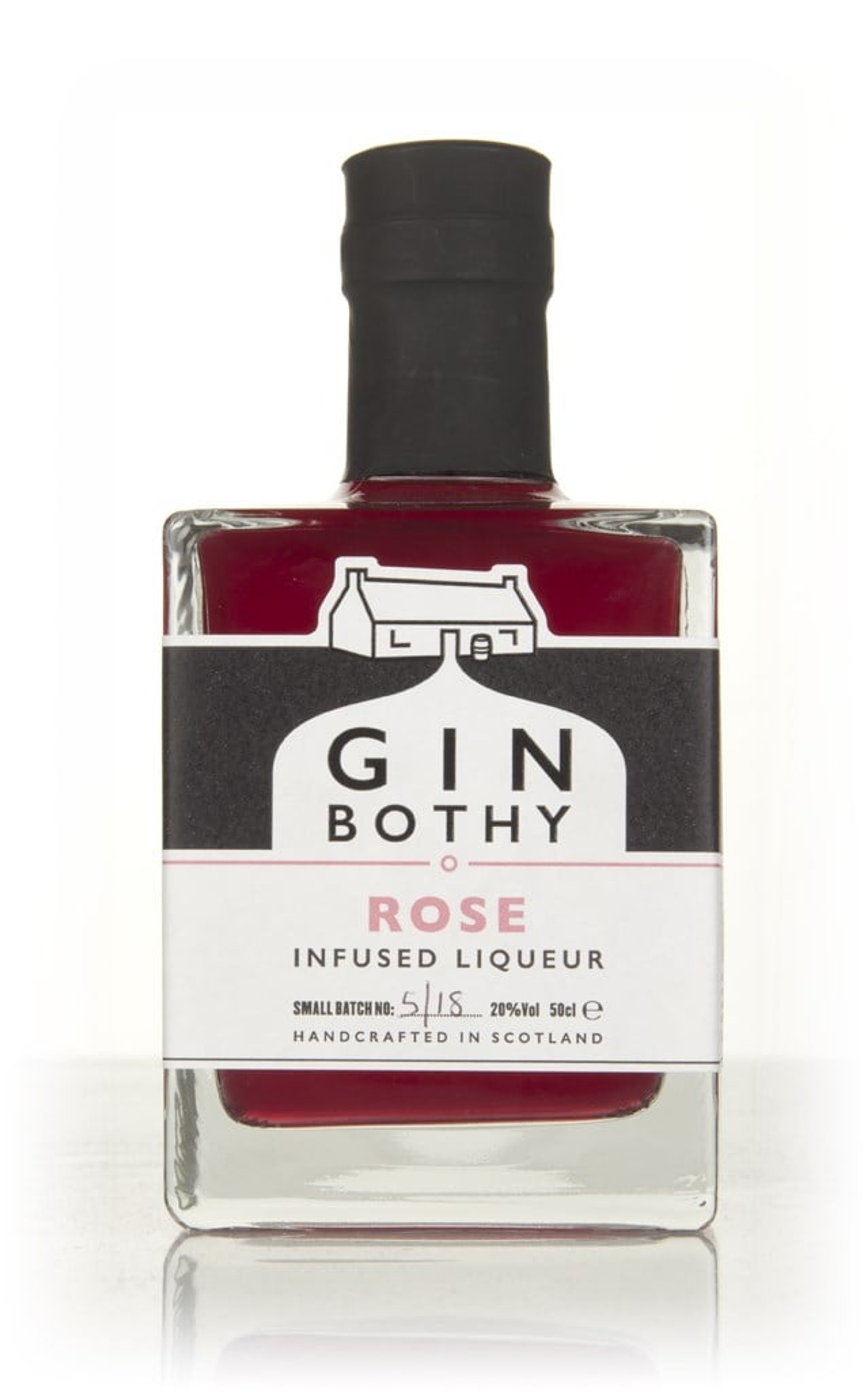 Gin Bothy Rose Liqueur (No Box / Torn Label) 50cl