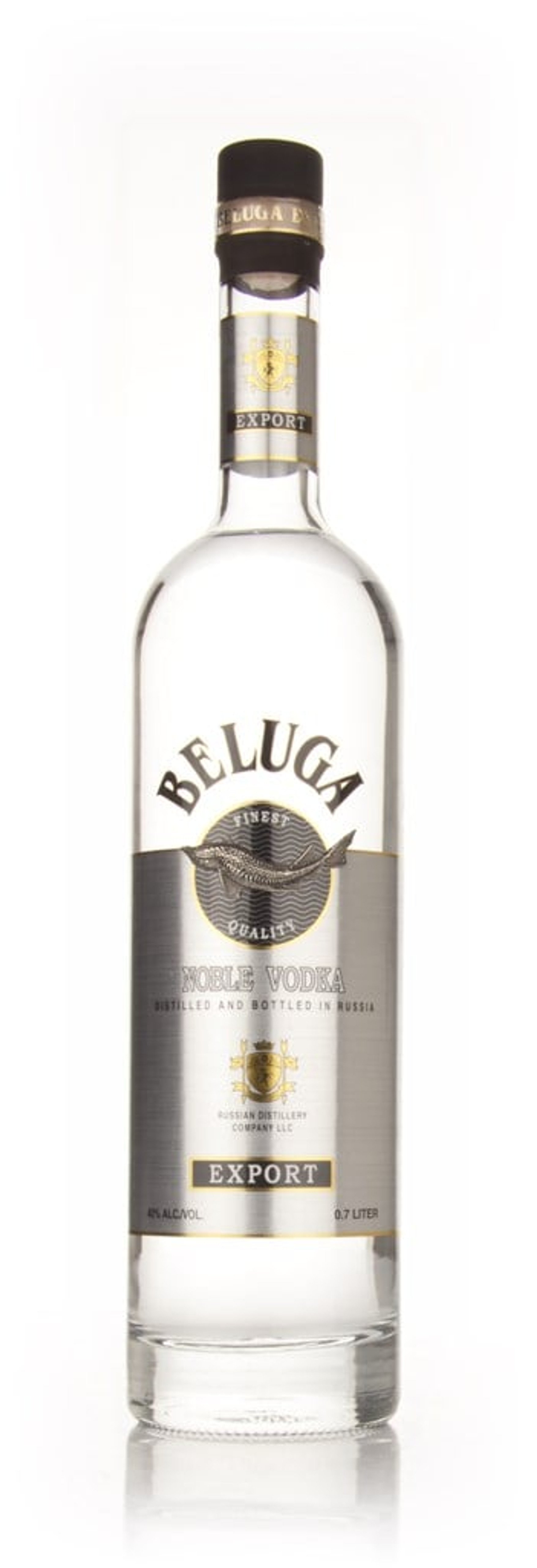 Beluga Noble Russian Vodka (No Box / Torn Label) 70cl