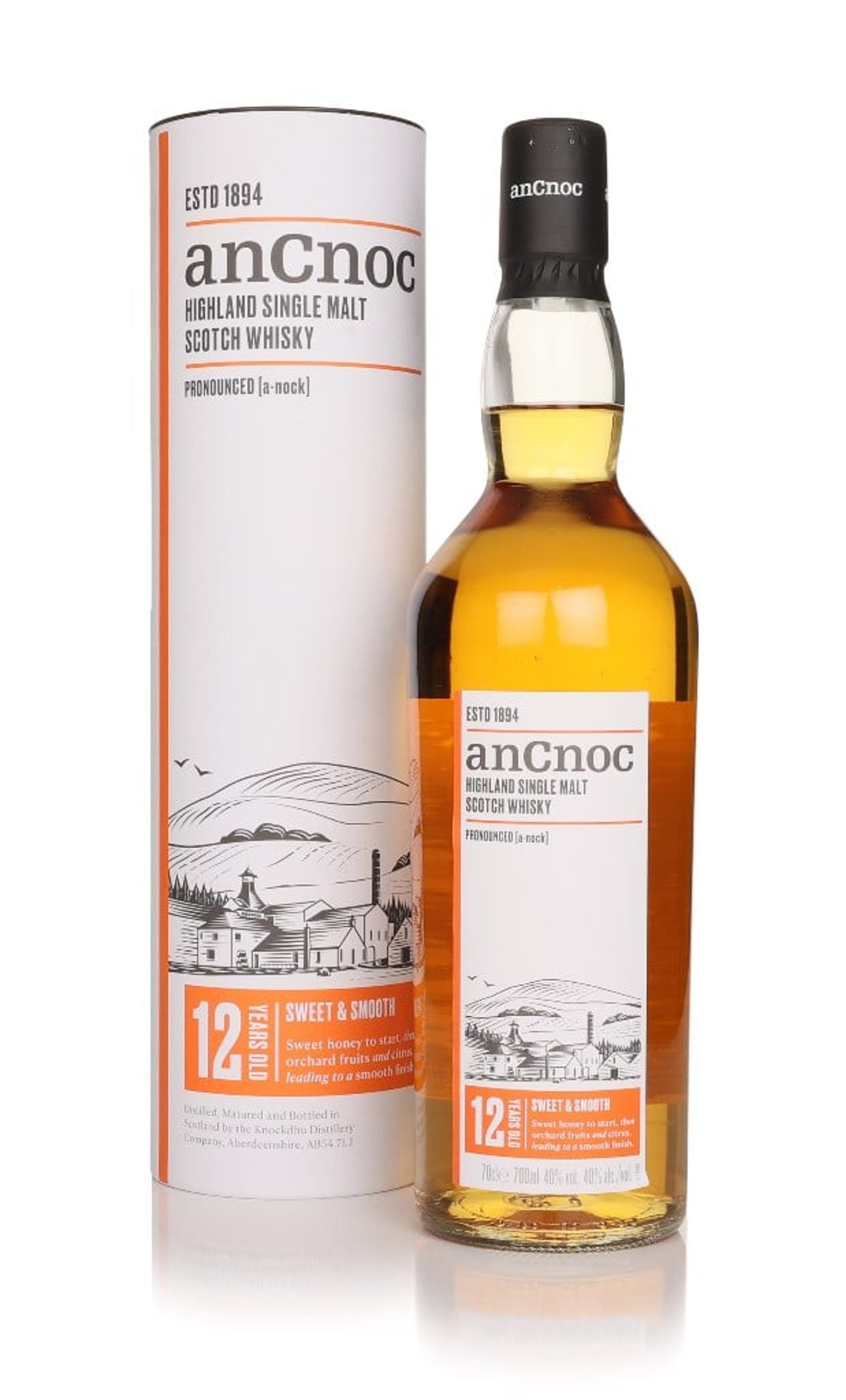 anCnoc 12 Year Old (No Box / Torn Label) 70cl