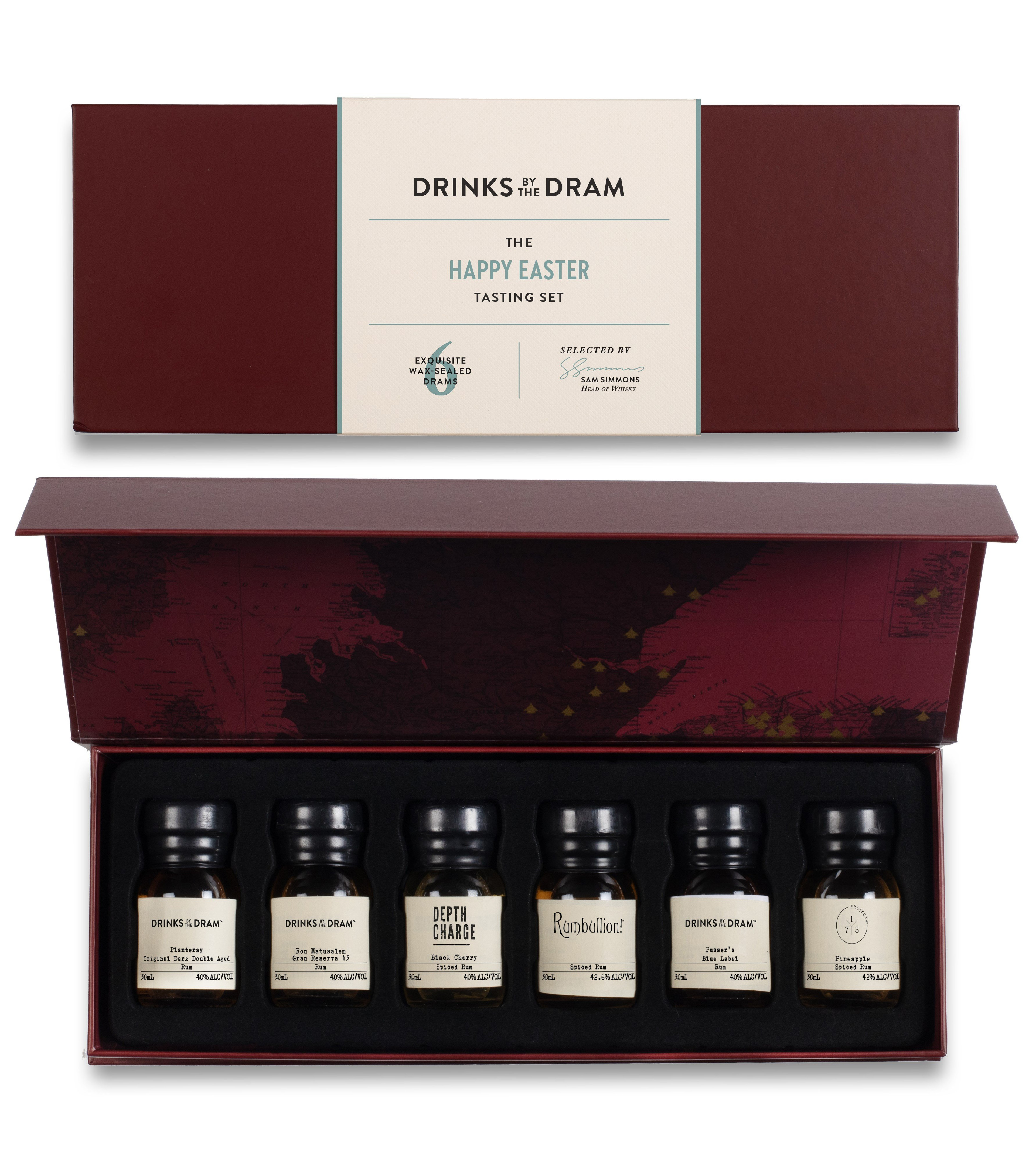 Happy Easter Rum Tasting Set (Red) 18cl