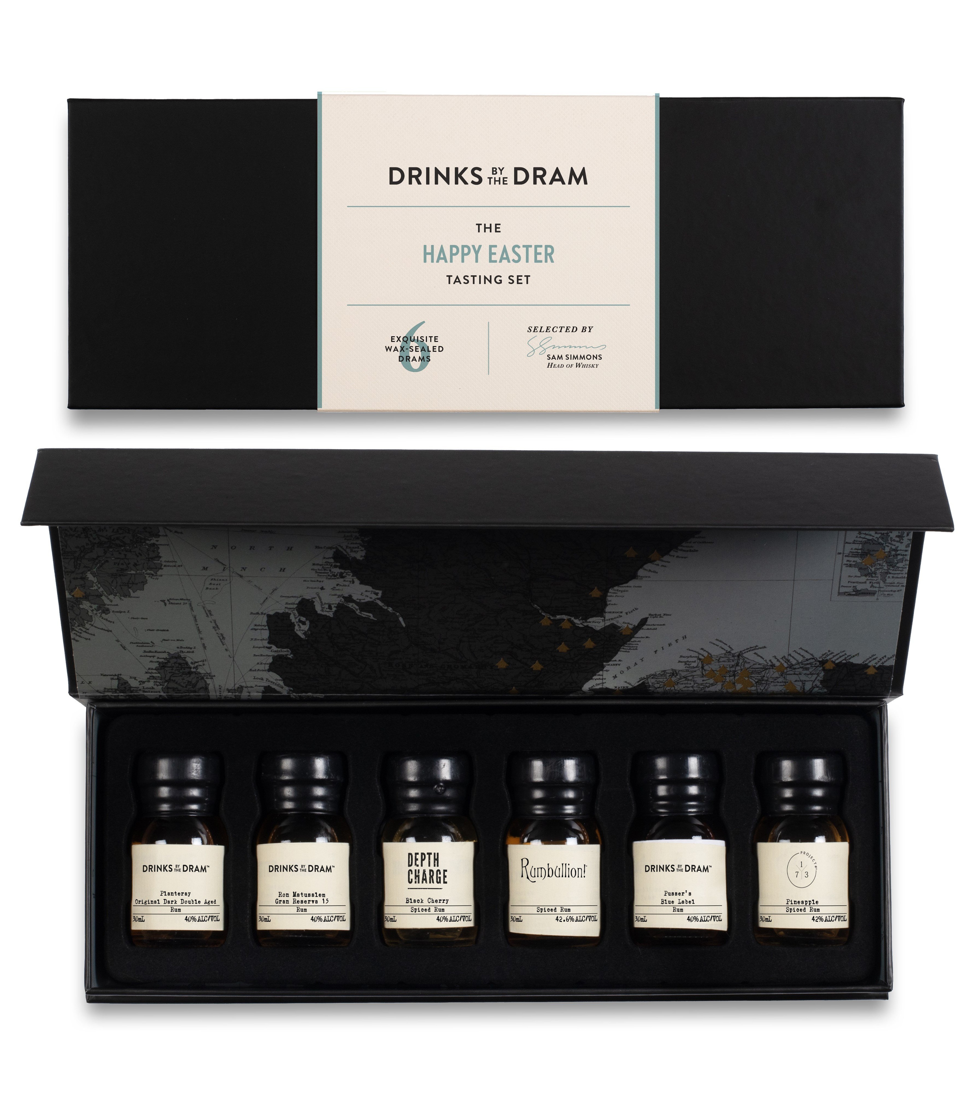 Happy Easter Rum Tasting Set (Black) 18cl