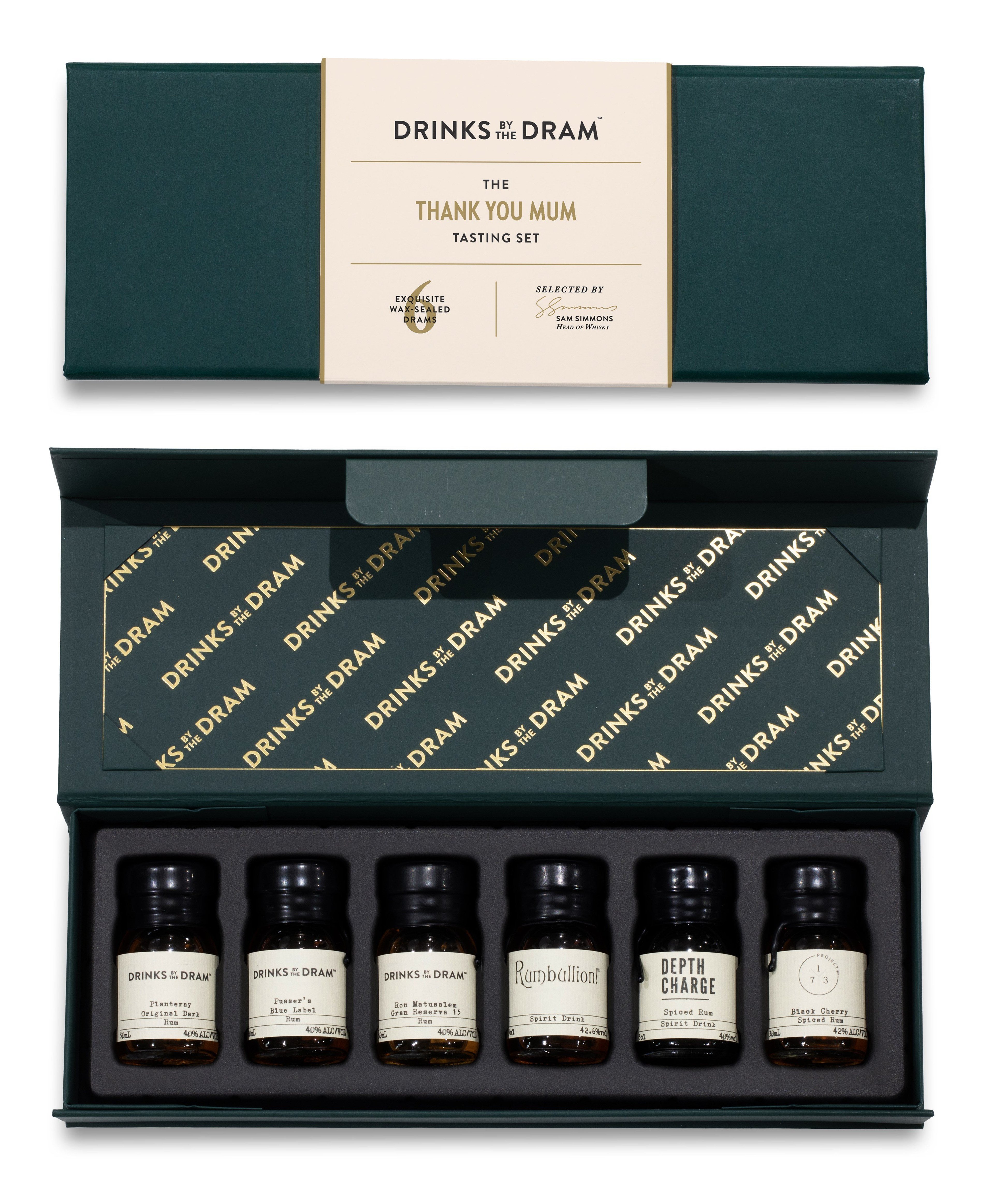 Thank You Mum Rum Tasting Set (Green) 18cl
