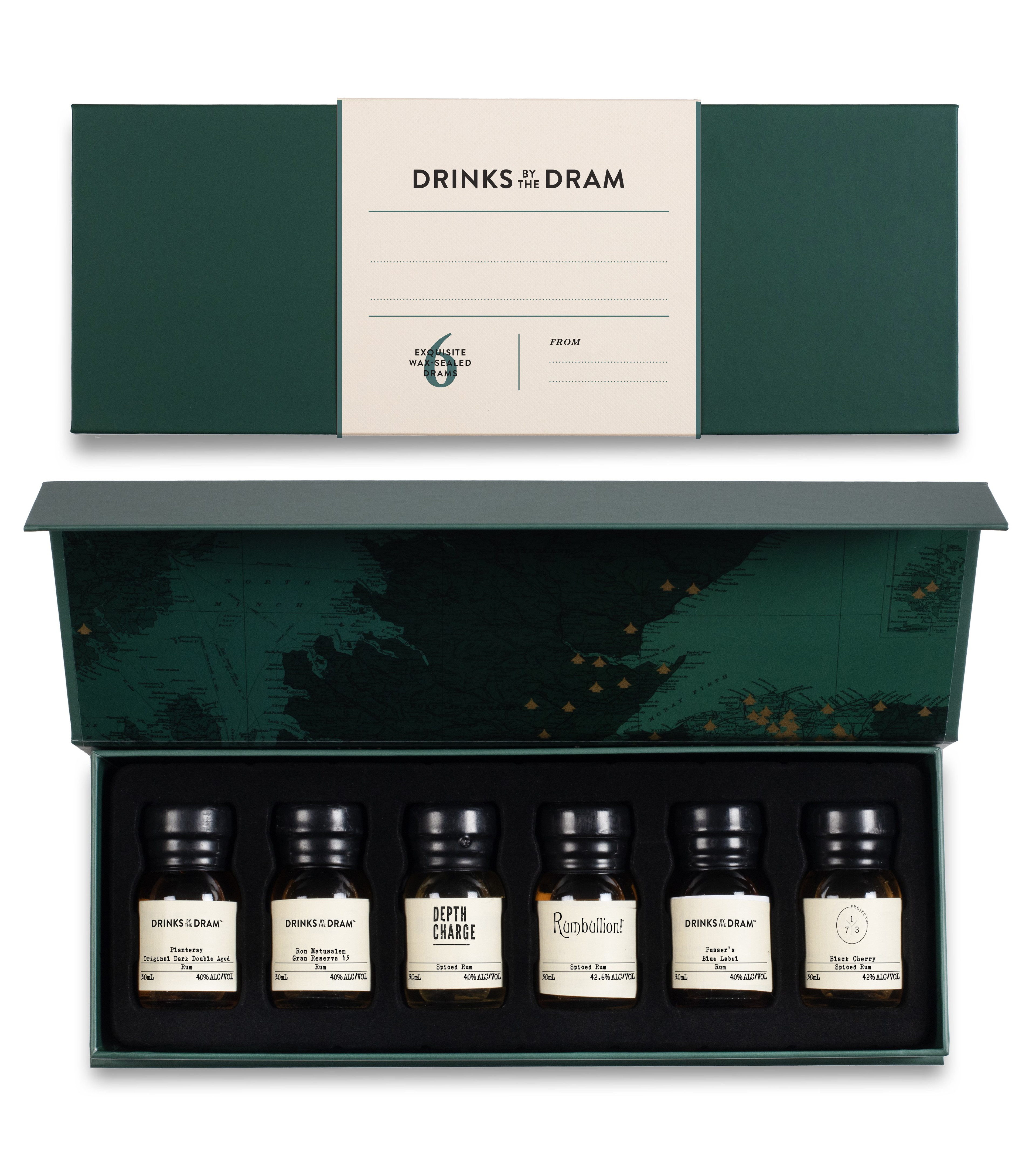 Blank - Write your own message Rum Tasting Set (Green) 18cl