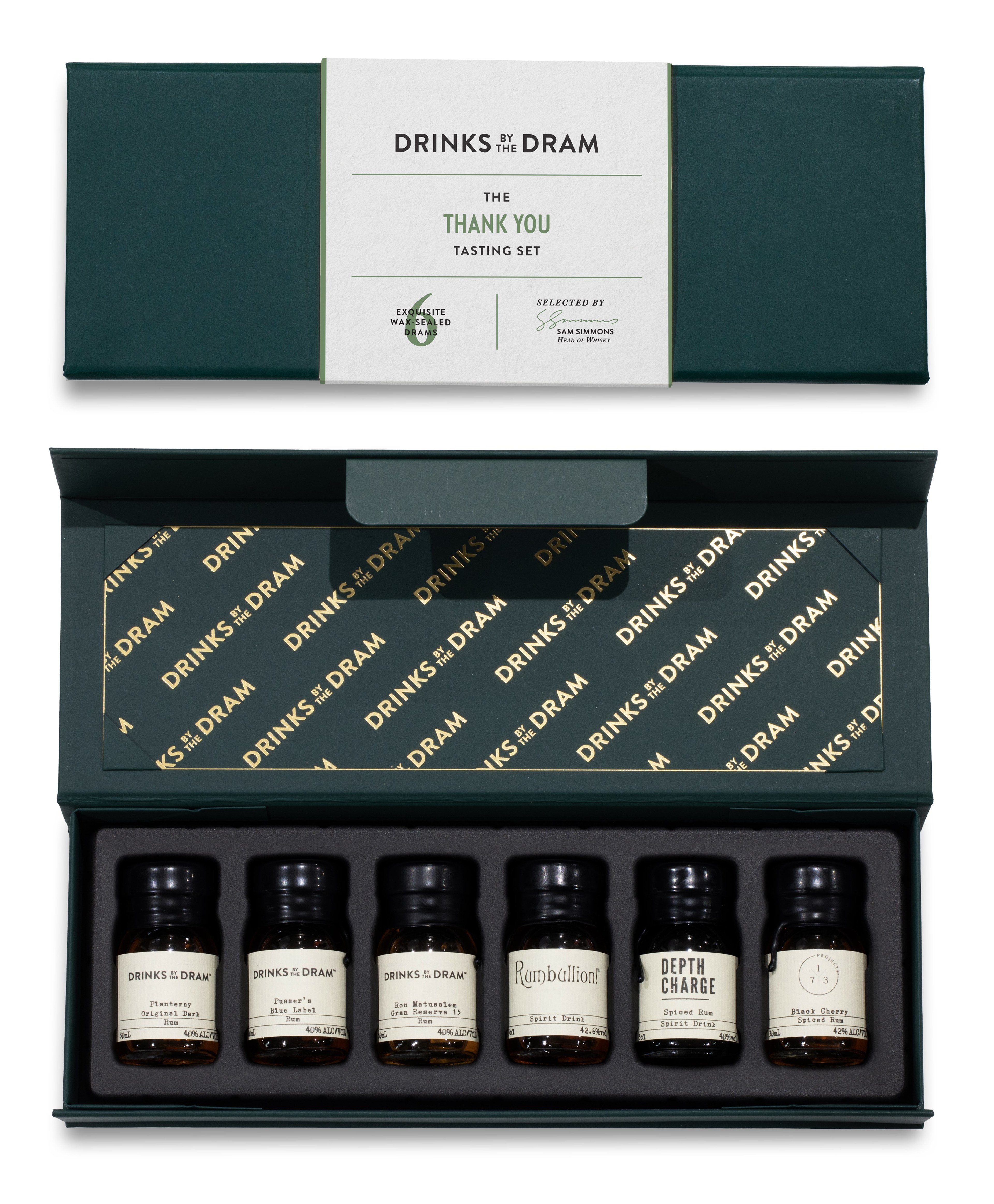 Thank You Rum Tasting Set (Green) 18cl
