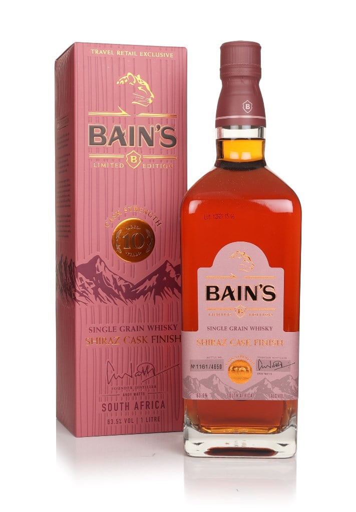 Bain’s Shiraz Cask 10 Year Old Single Grain 100cl