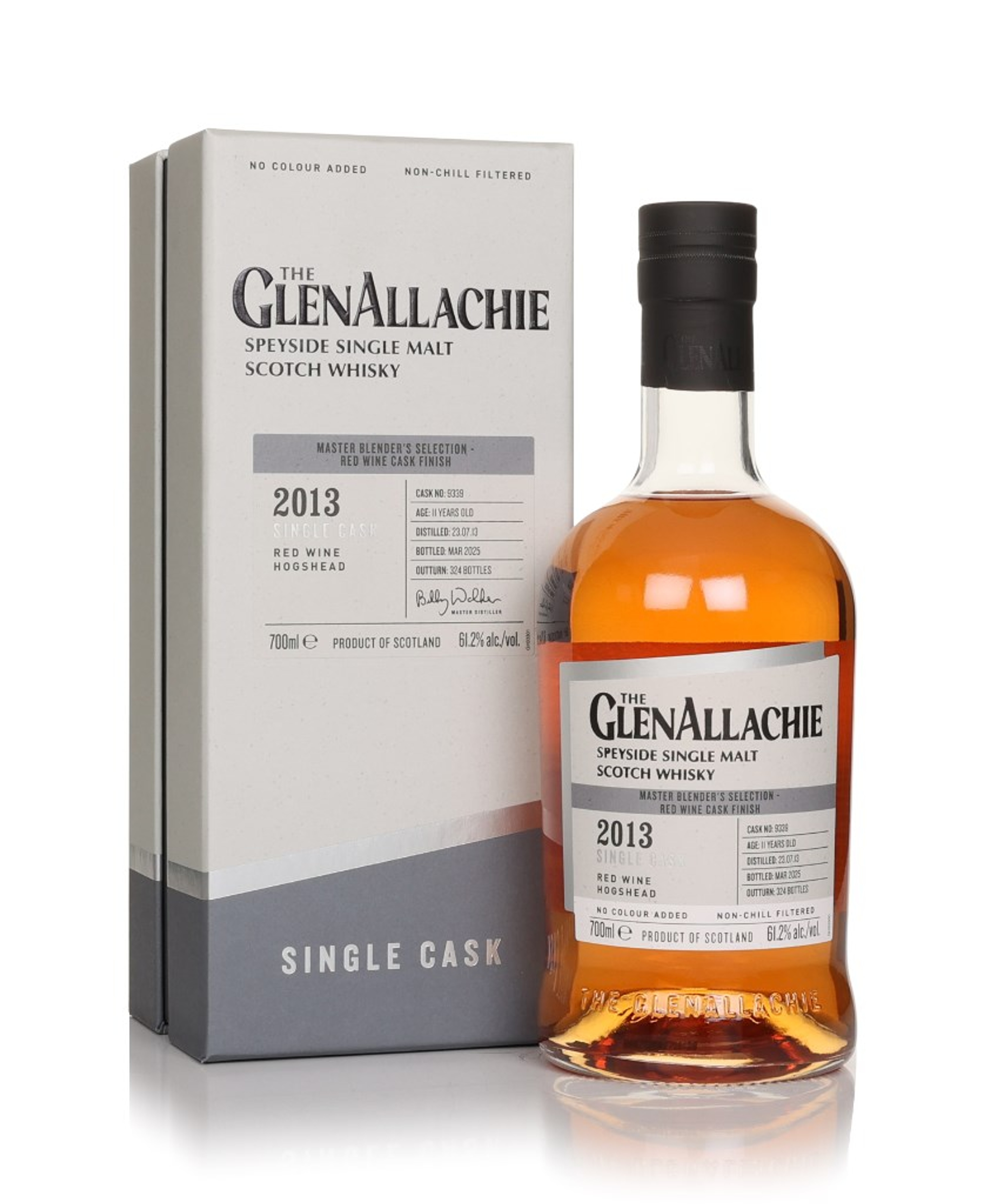 Glenallachie 11 Year Old 2013 (cask 9339) - Red Wine Cask Finish 70cl