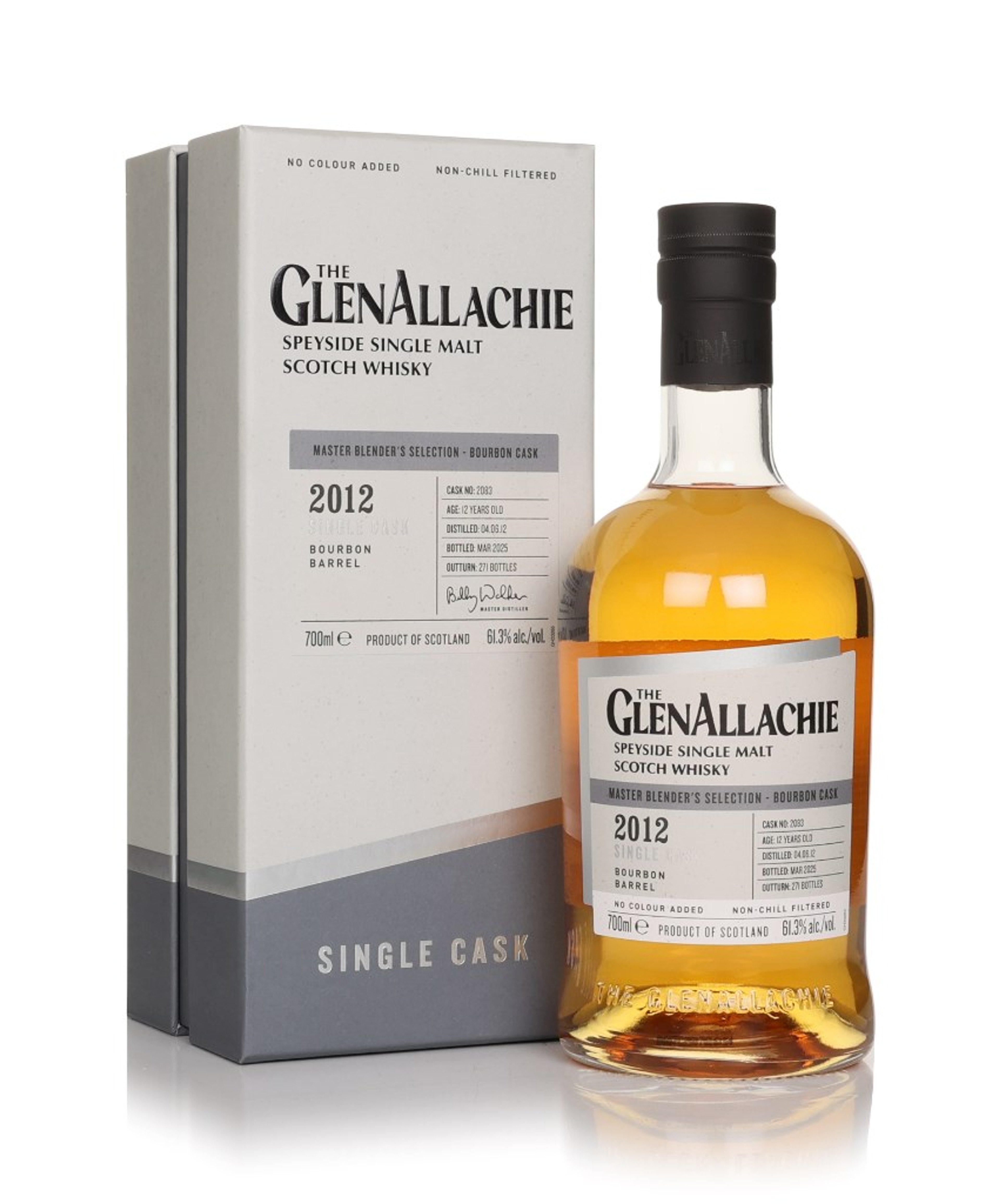 Glenallachie 12 Year Old 2012 (cask 2083) - Bourbon Cask 70cl