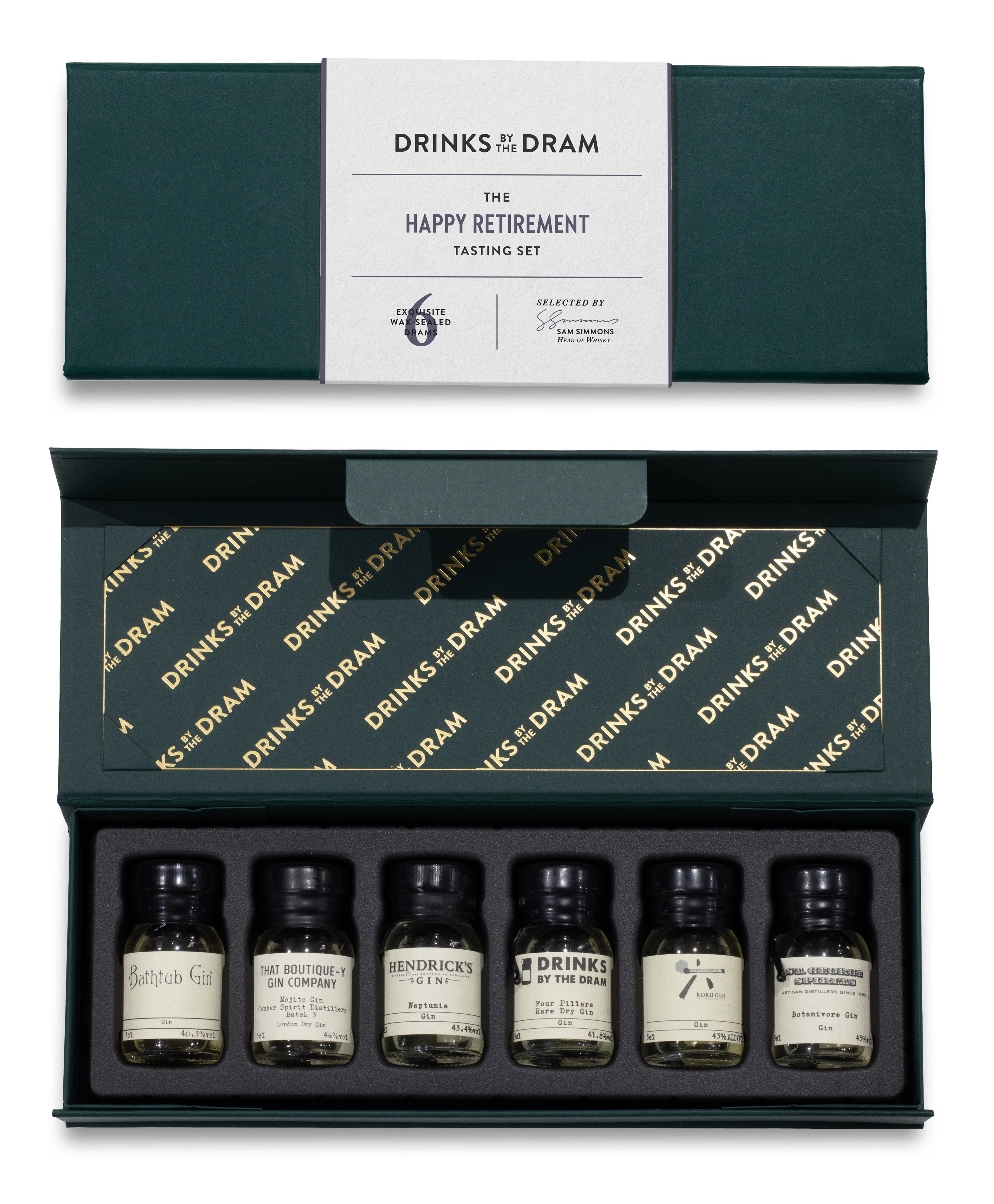 Retirement Gin Tasting Set (Green) 18cl