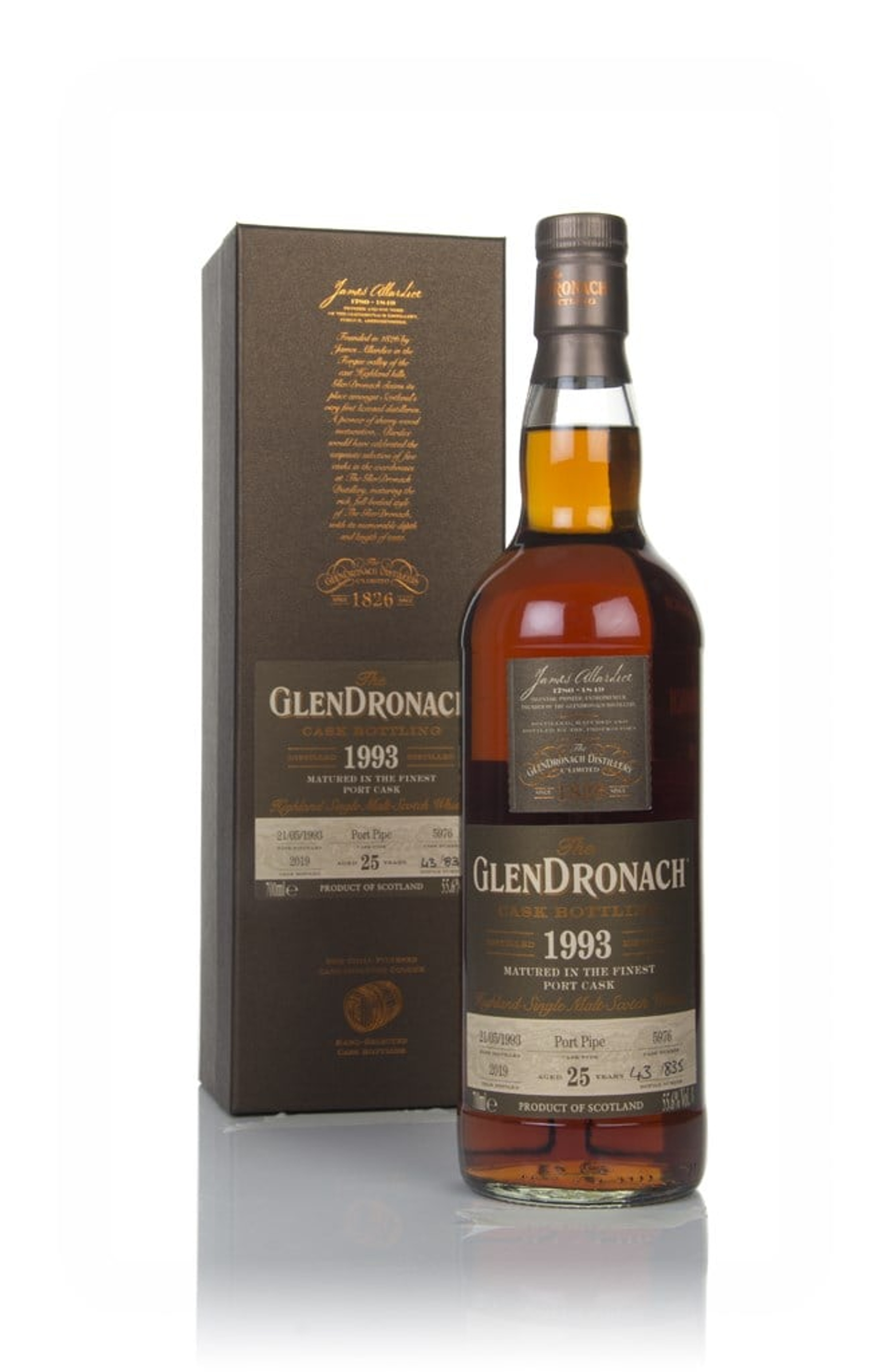 The GlenDronach 25 Year Old 1993 (cask 5976) 70cl