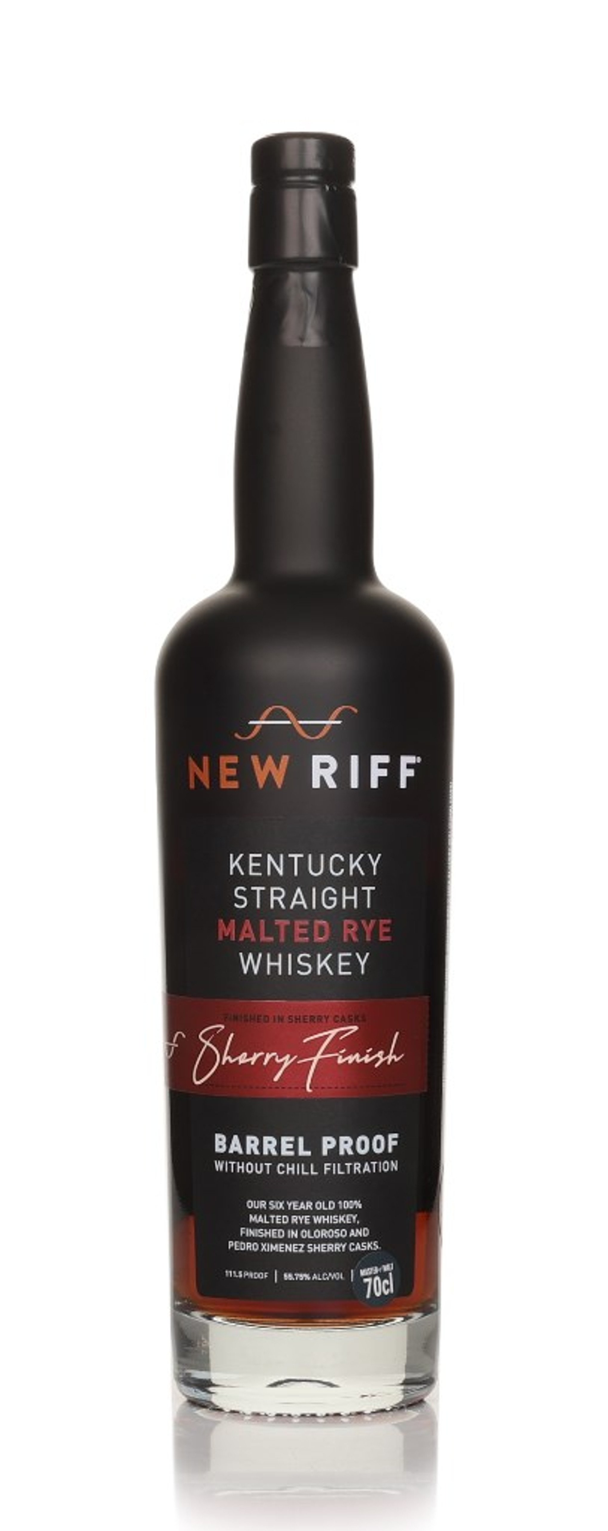 New Riff Sherry Finish Malted Rye 70cl