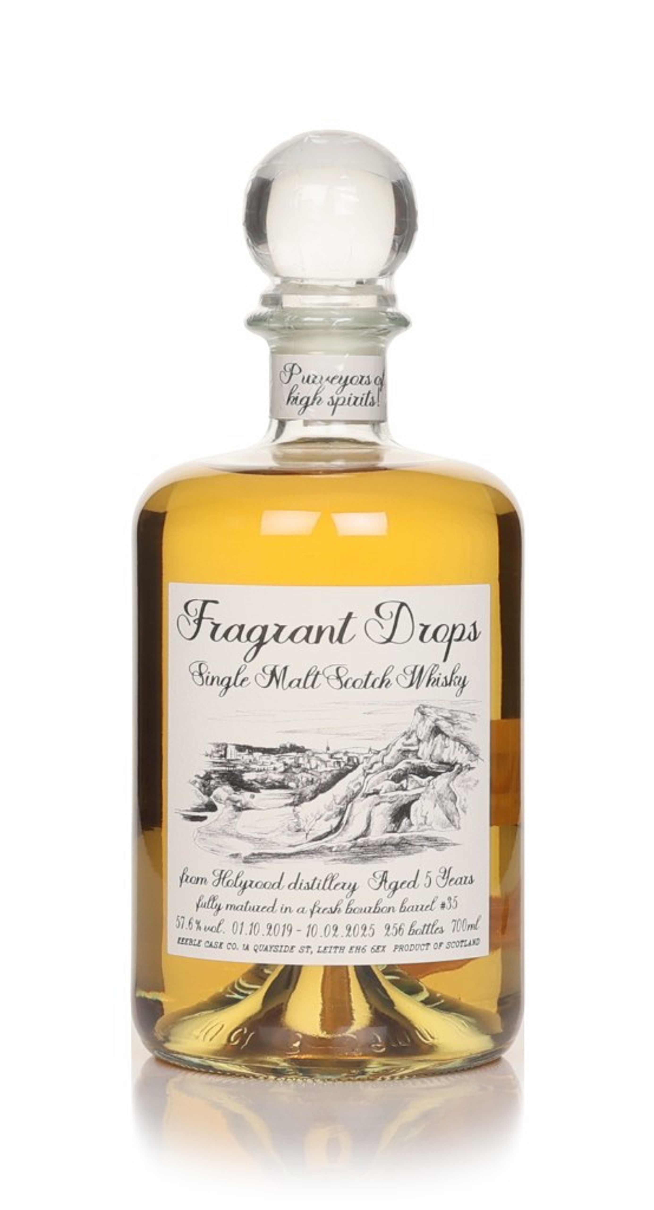 Holyrood 5 Year Old 2019 (cask 35) - Fragrant Drops (Keeble Cask Company) 70cl