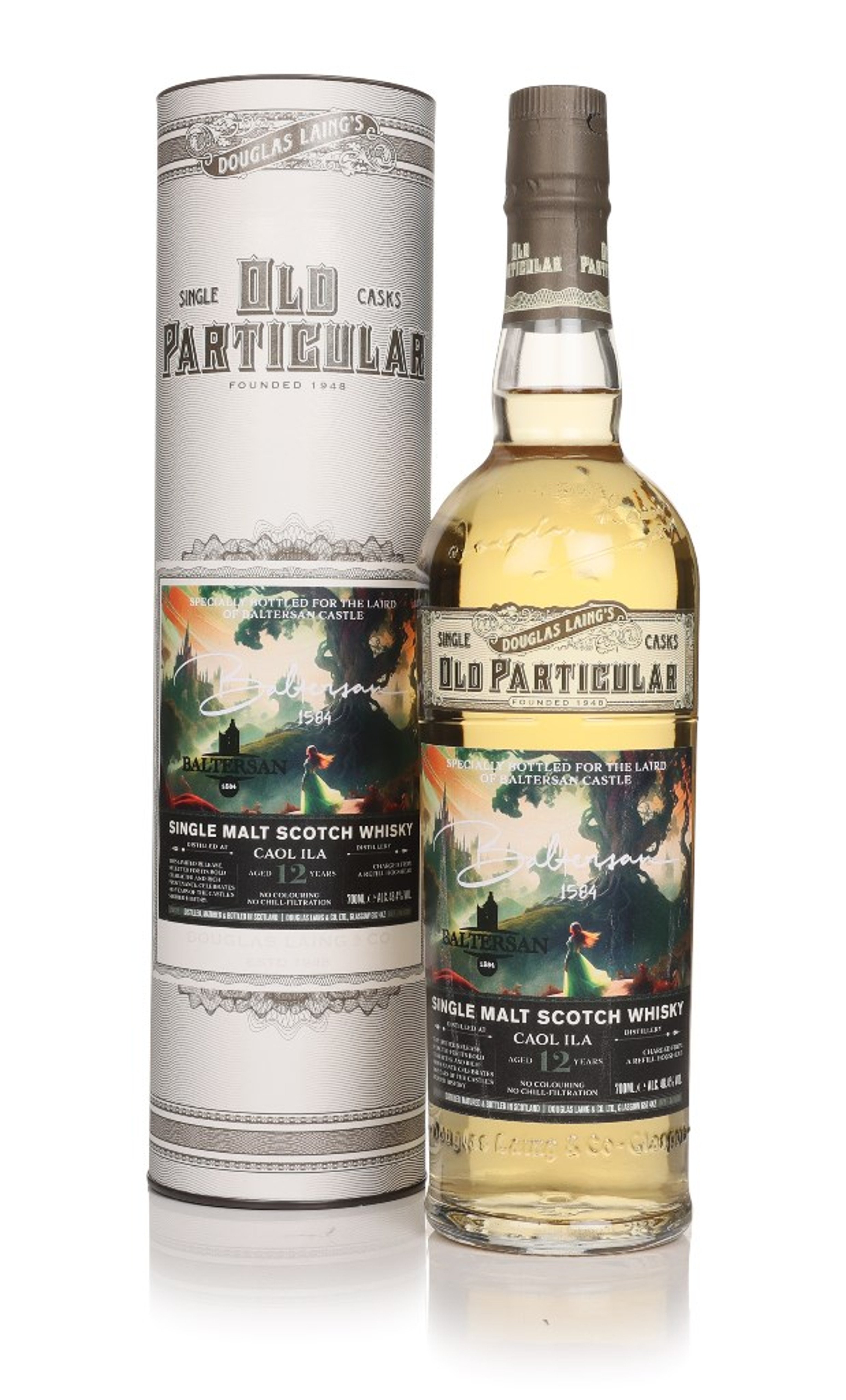 Caol Ila 12 Year Old 2010 Baltersan 1584 - Old Particular (Douglas Laing) 70cl