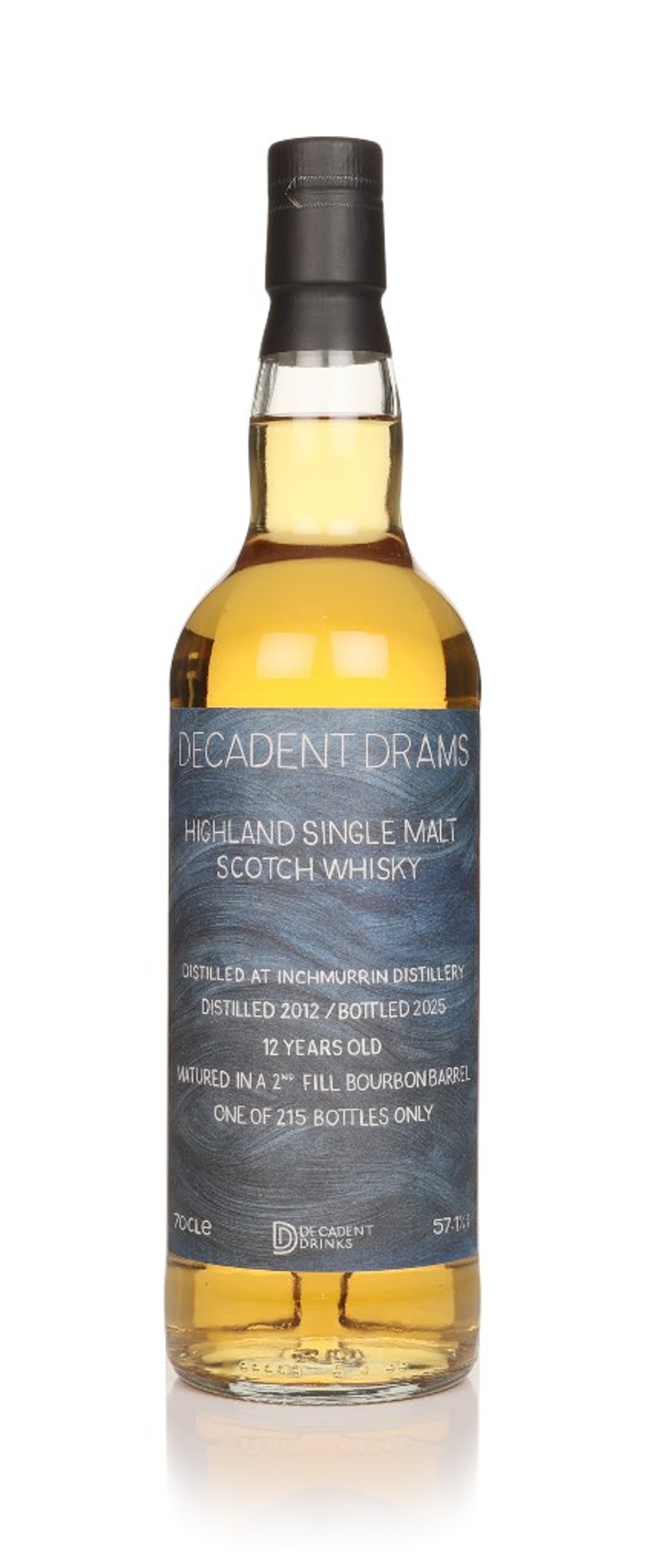 Inchmurrin 12 Year Old 2012 - Decadent Drams (Decadent Drinks) 70cl