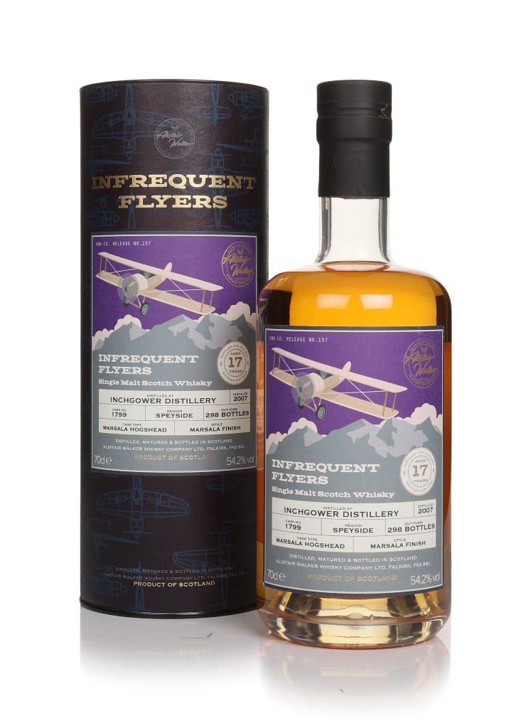 Inchgower 17 Year Old 2007 (cask 1799) - Infrequent Flyers (Alistair Walker) 70cl