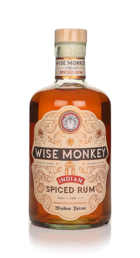 Wise Monkey Indian Spiced Rum 70cl