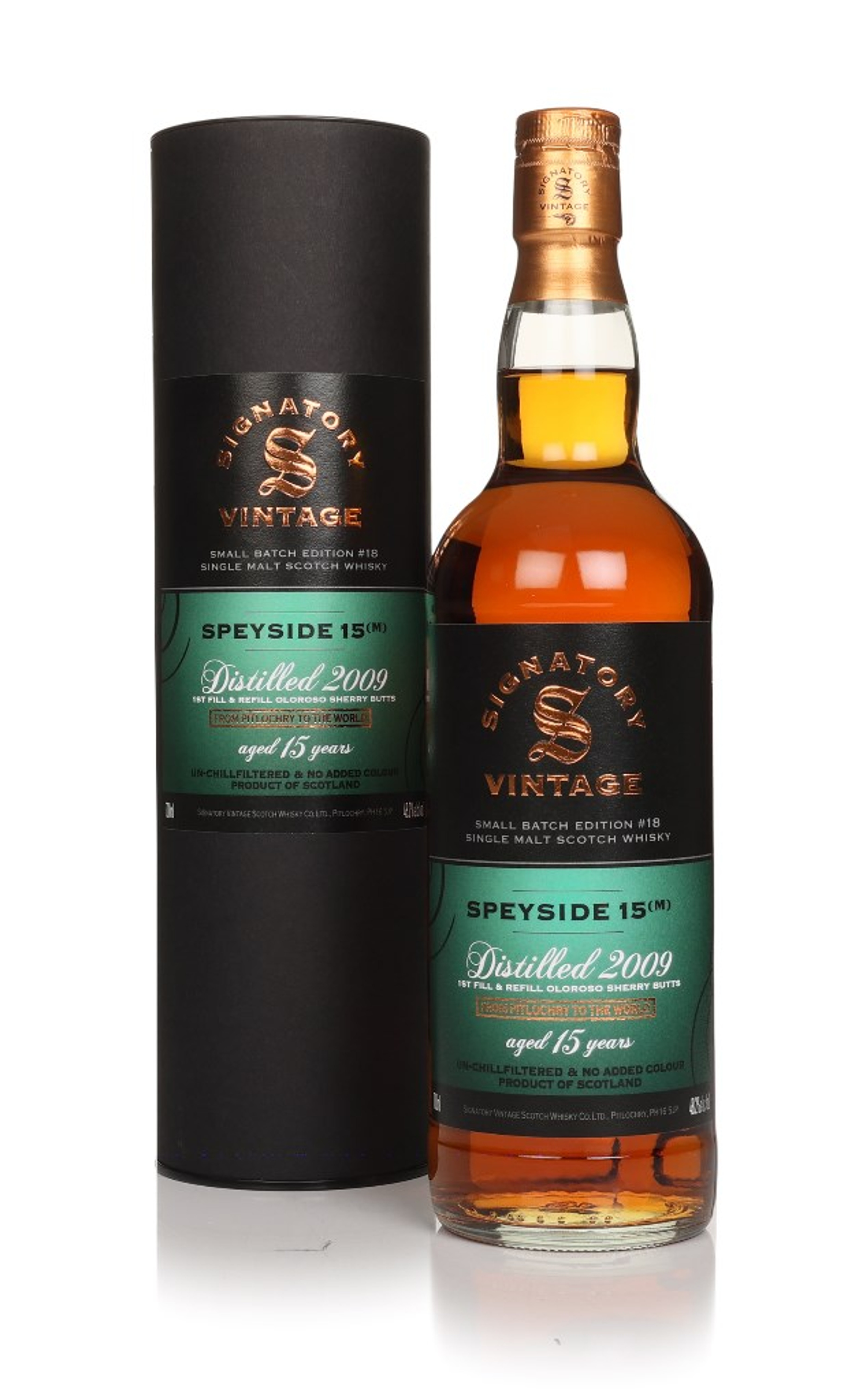 Speyside (M) 15 Year Old 2009 - Small Batch Edition #18 (Signatory) 70cl