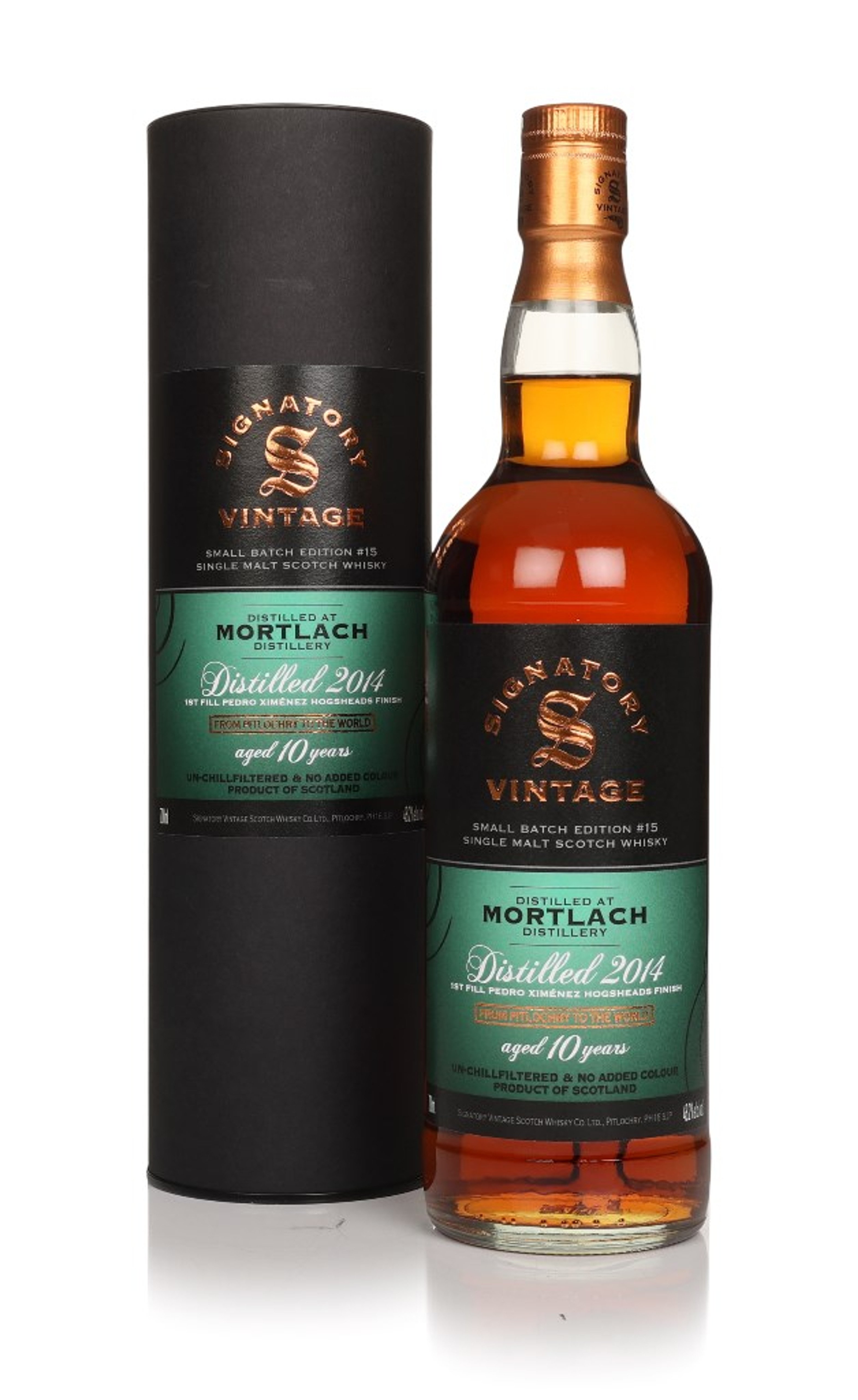 Mortlach 10 Year Old 2014 - Small Batch Edition #15 (Signatory) 70cl