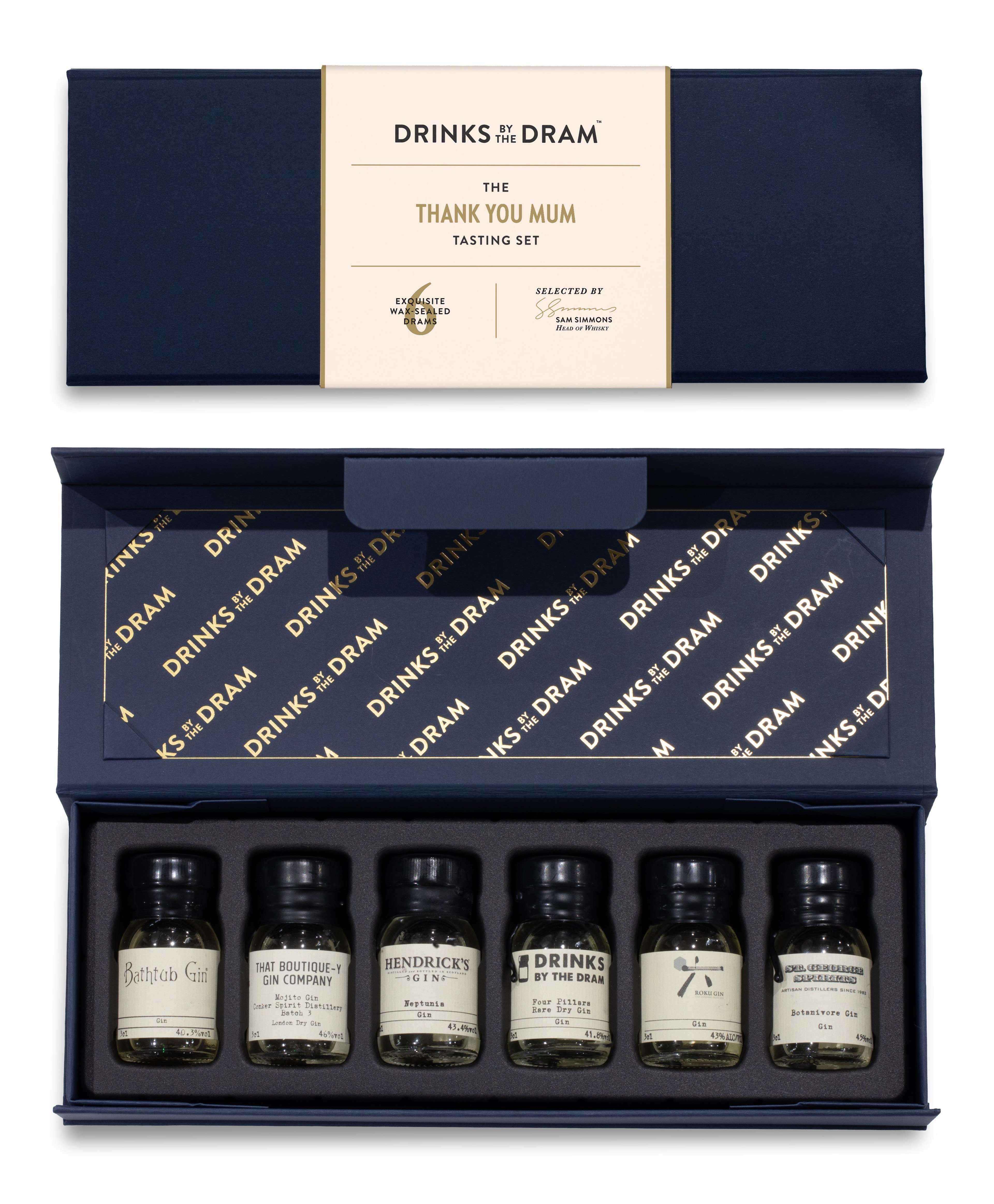 Thank You Mum Gin Tasting Set (Blue) 18cl