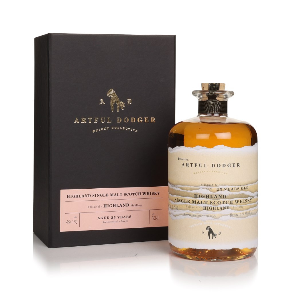 Highland Single Malt 25 Years Old 1996 (cask 5) - The Artful Dodger 50cl