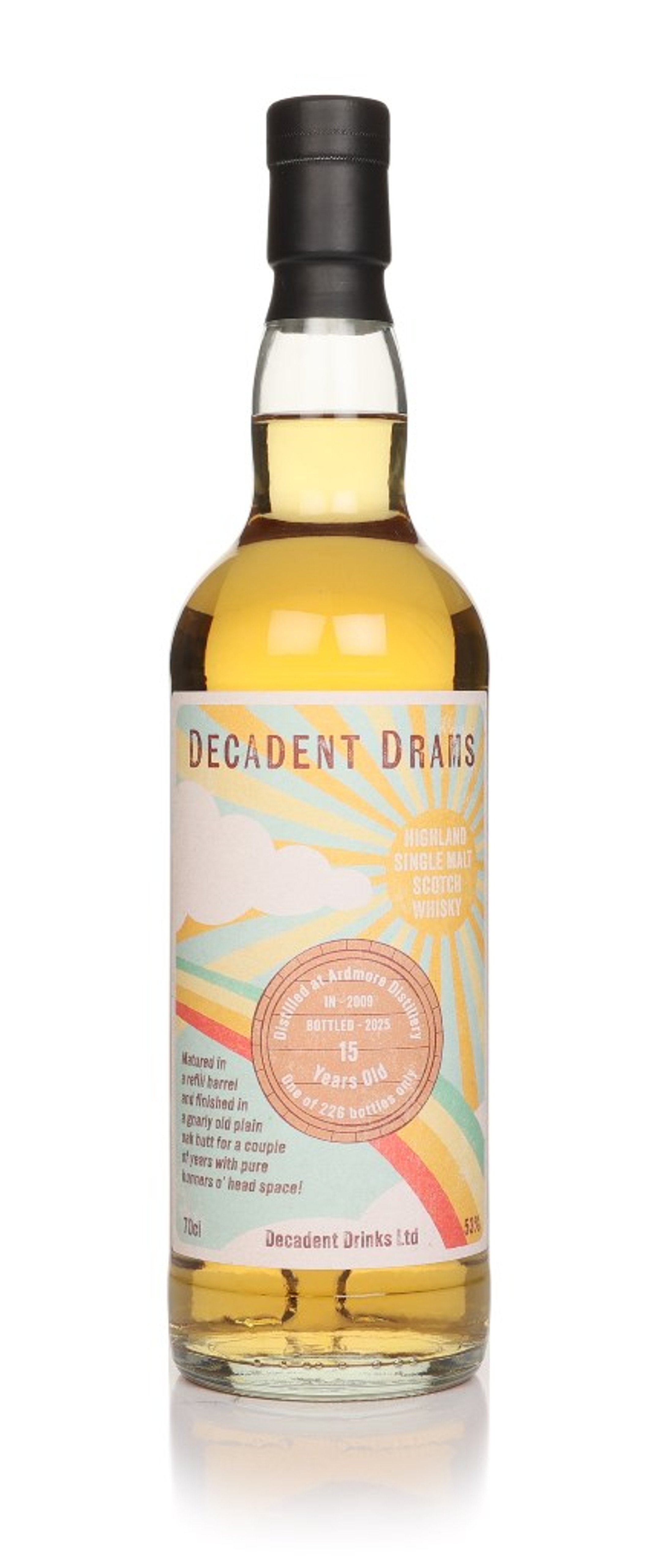 Ardmore 15 Year Old 2009 Decadent Drams (Decadent Drinks) 70cl