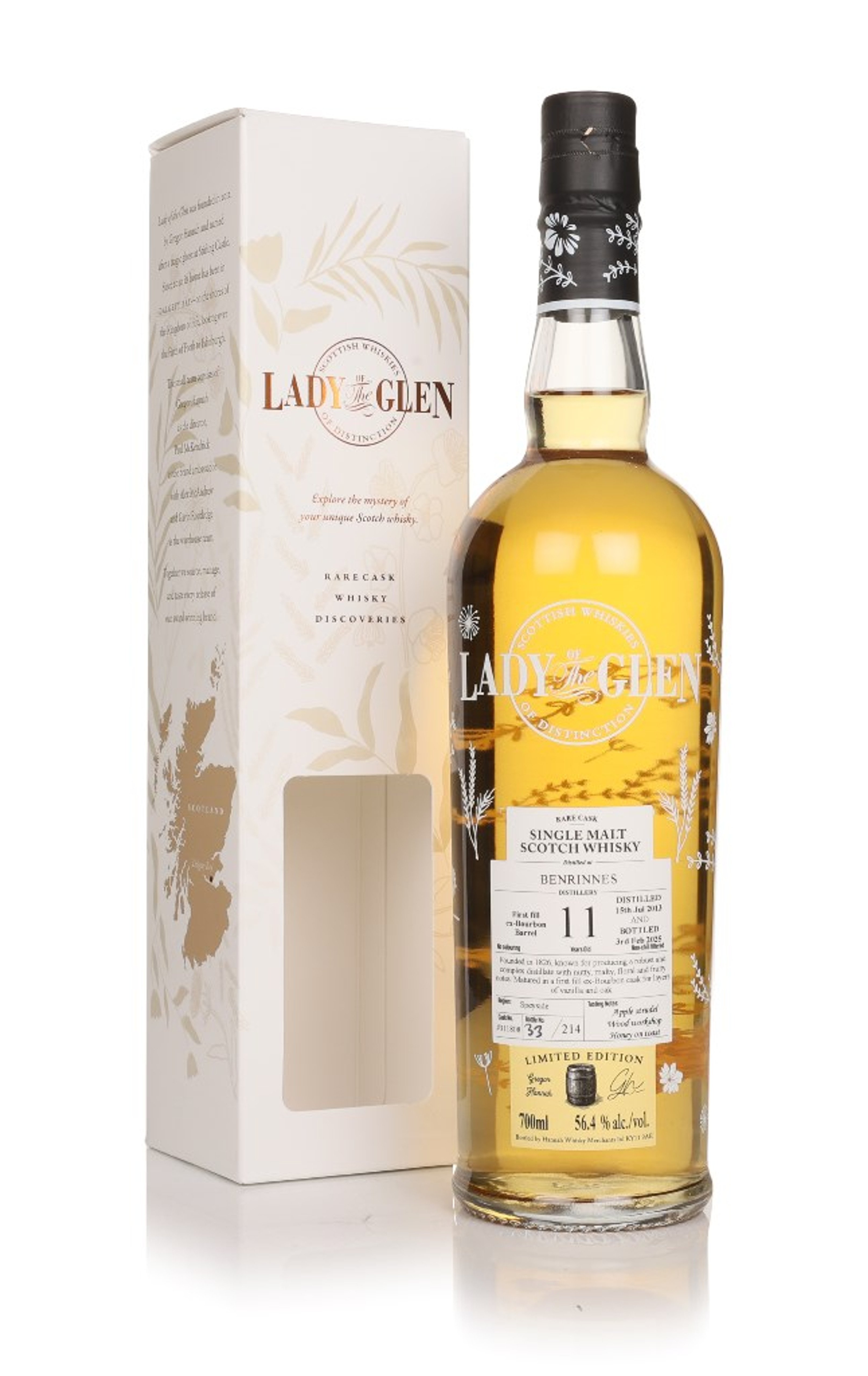 Benrinnes 11 Year Old 2013 (cask 311808) - Lady of the Glen (Hannah Whisky Merchants) 70cl