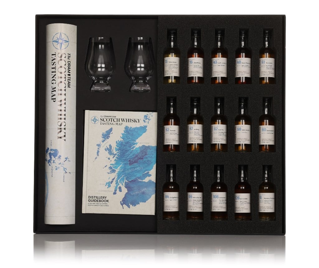 The Dram Team Scotch Whisky Tasting Map 75cl