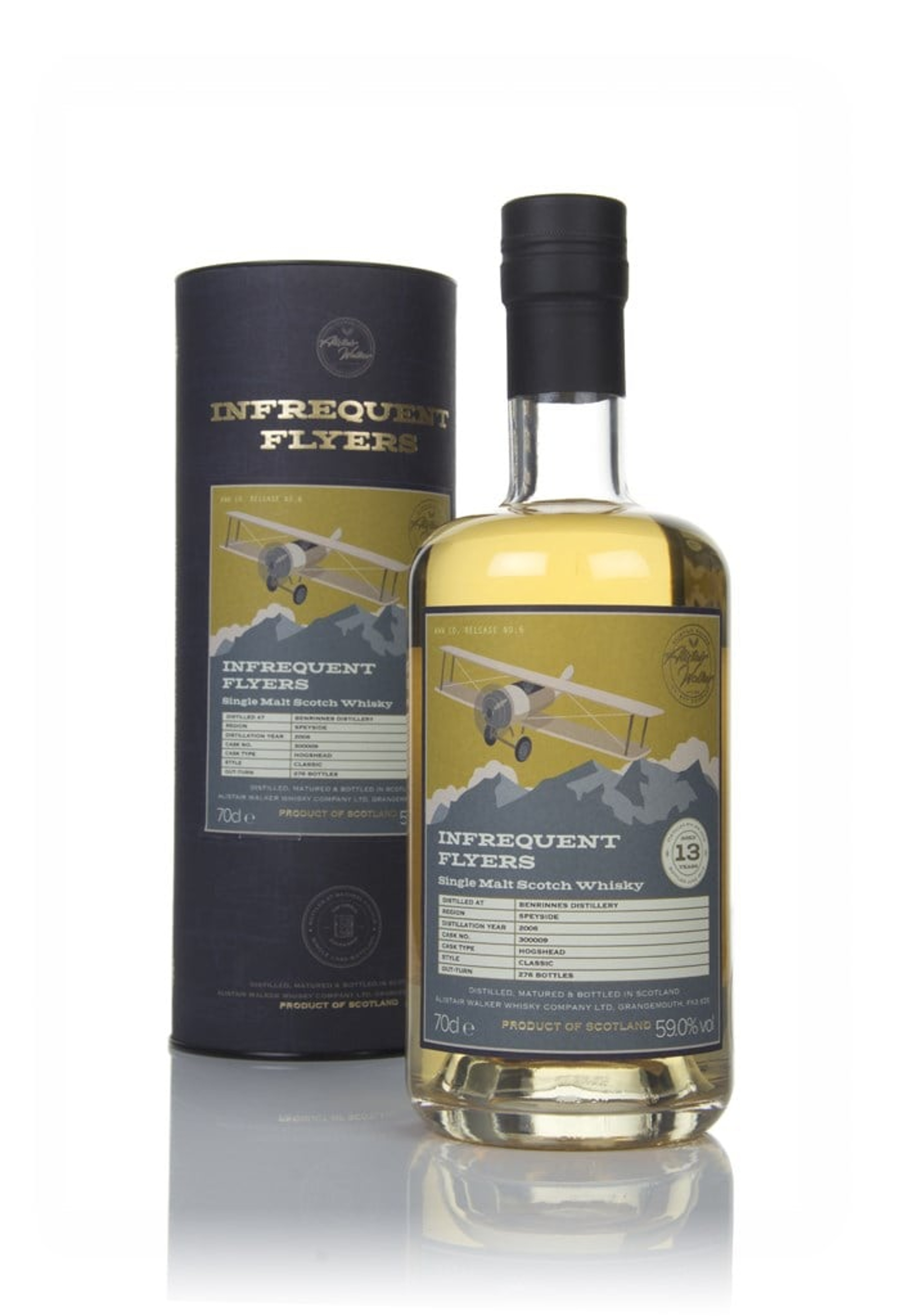 Benrinnes 13 Year Old 2006 (cask 300009) - Infrequent Flyers (Alistair Walker) 70cl