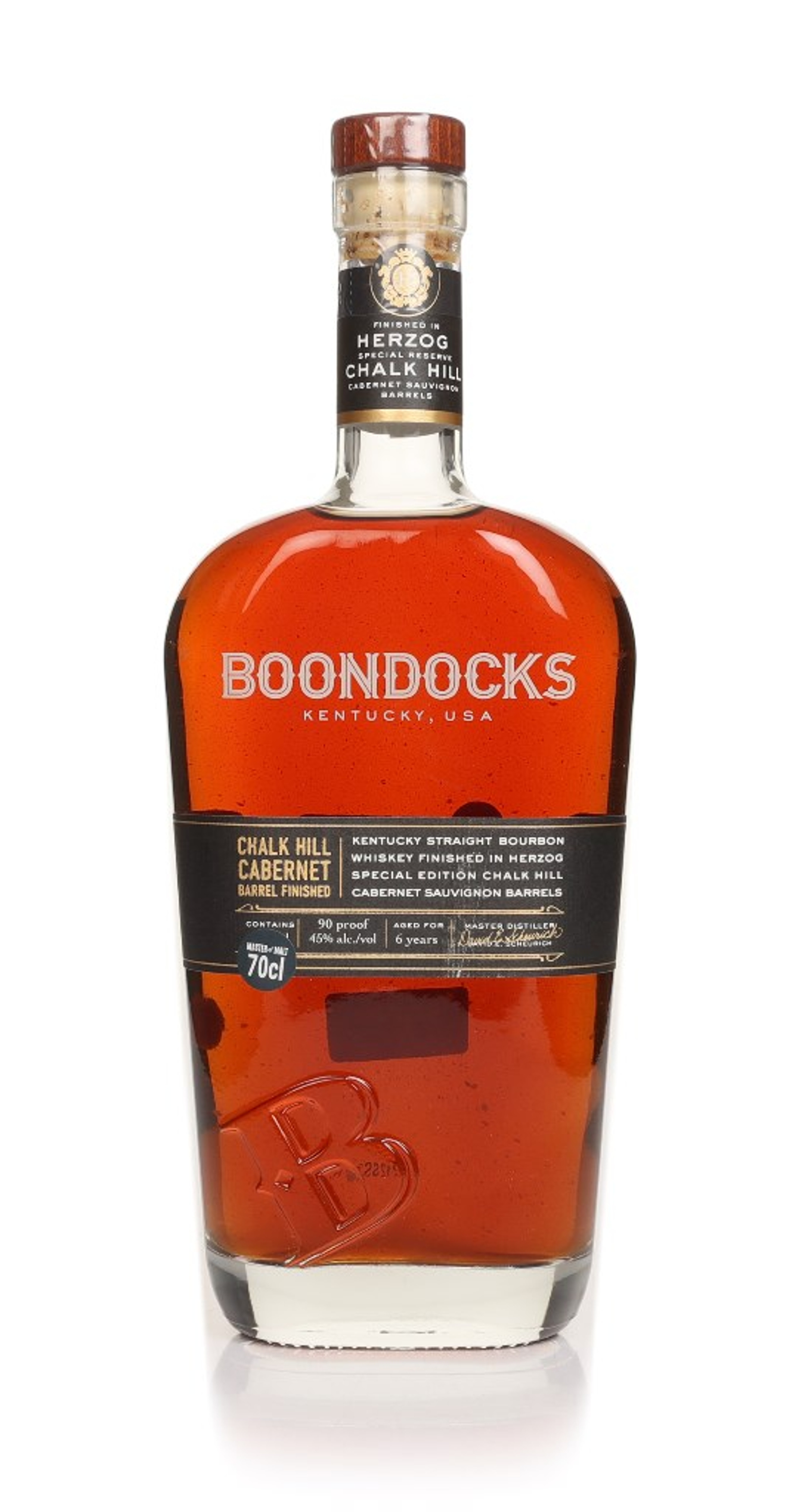 Boondocks 6 Year Old Cabernet Sauvignon Cask Bourbon 70cl