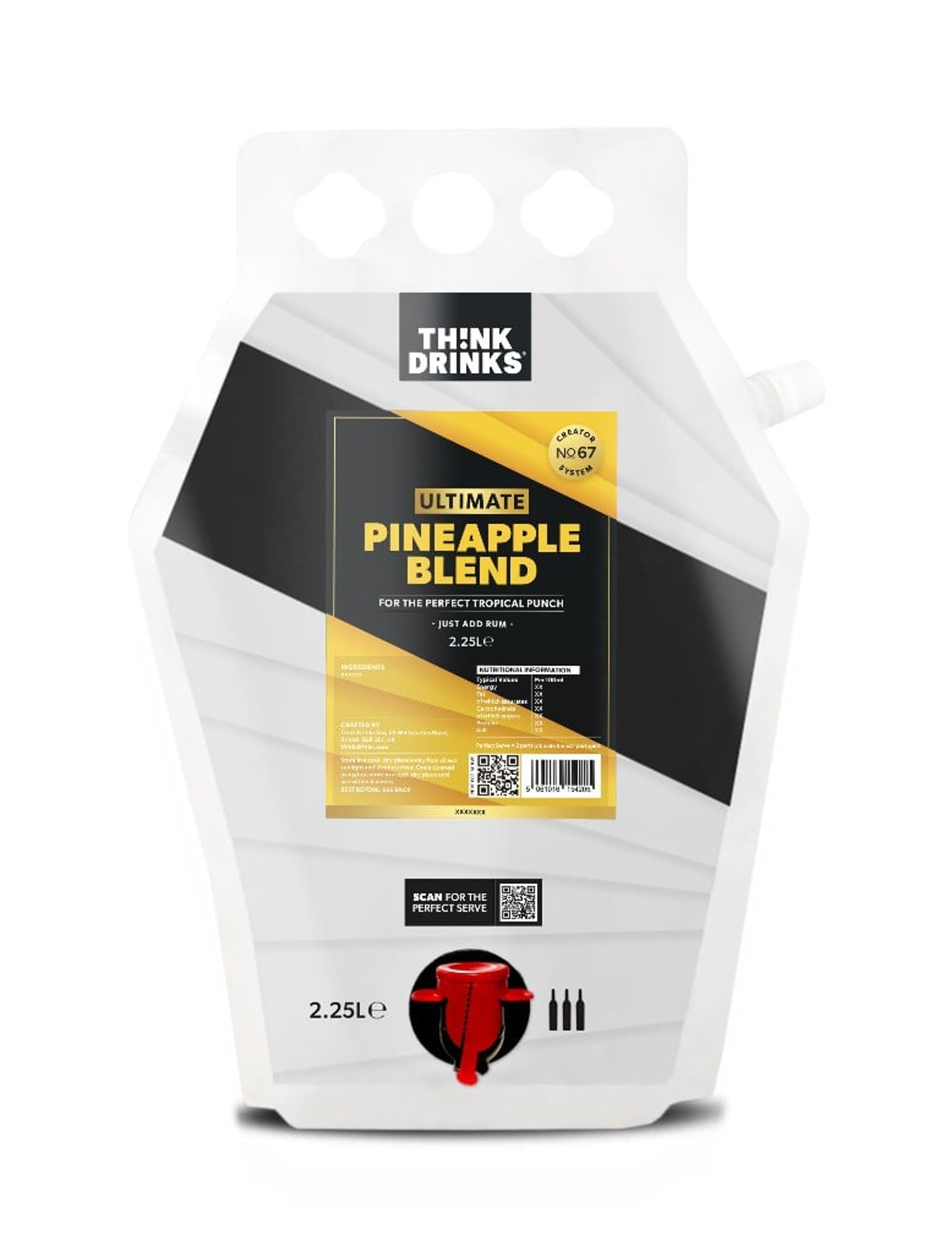 Think Drinks - Ultimate Pineapple Blend (2 x 2.25L) 450cl