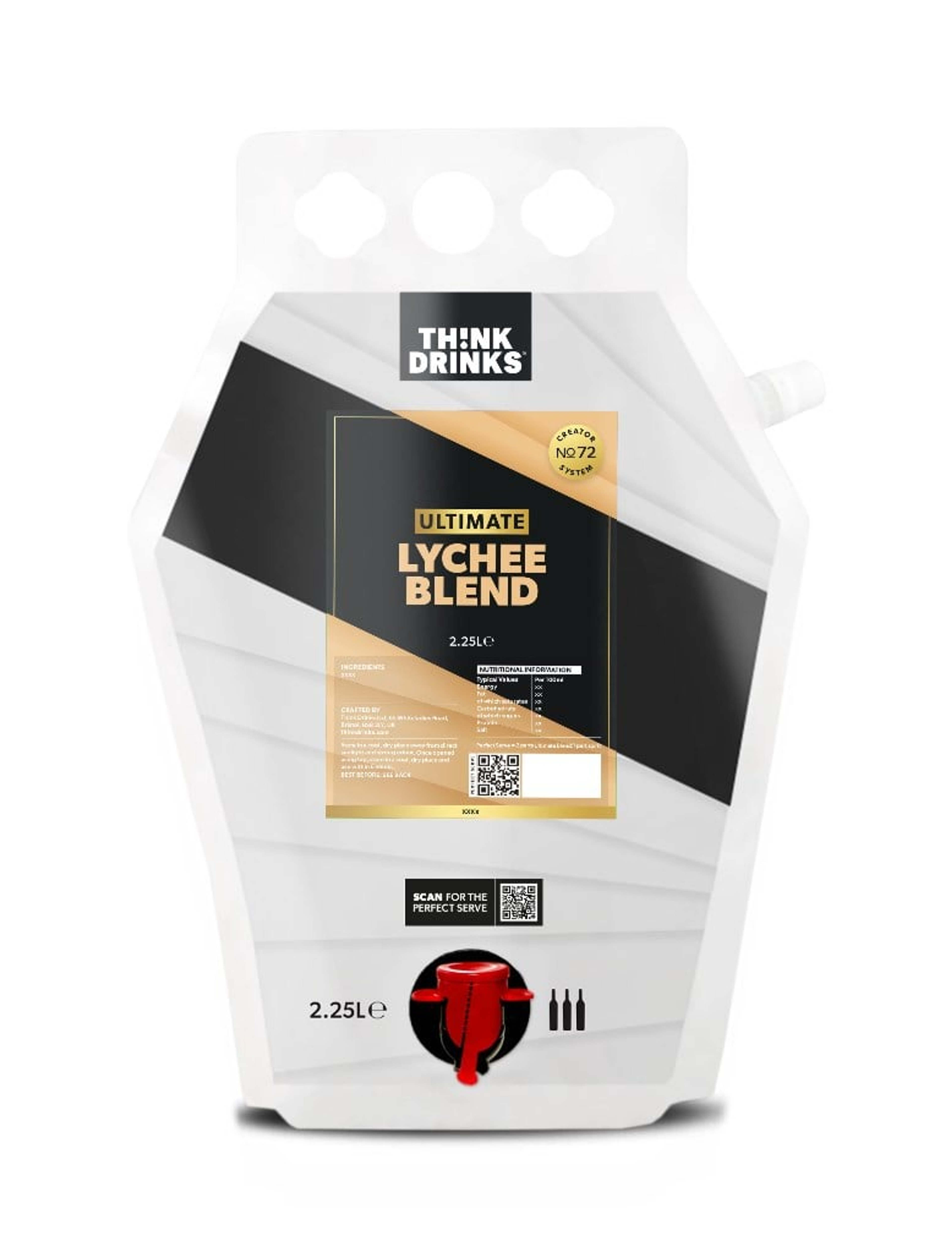 Think Drinks - Ultimate Lychee Blend (2 x 2.25L) 450cl