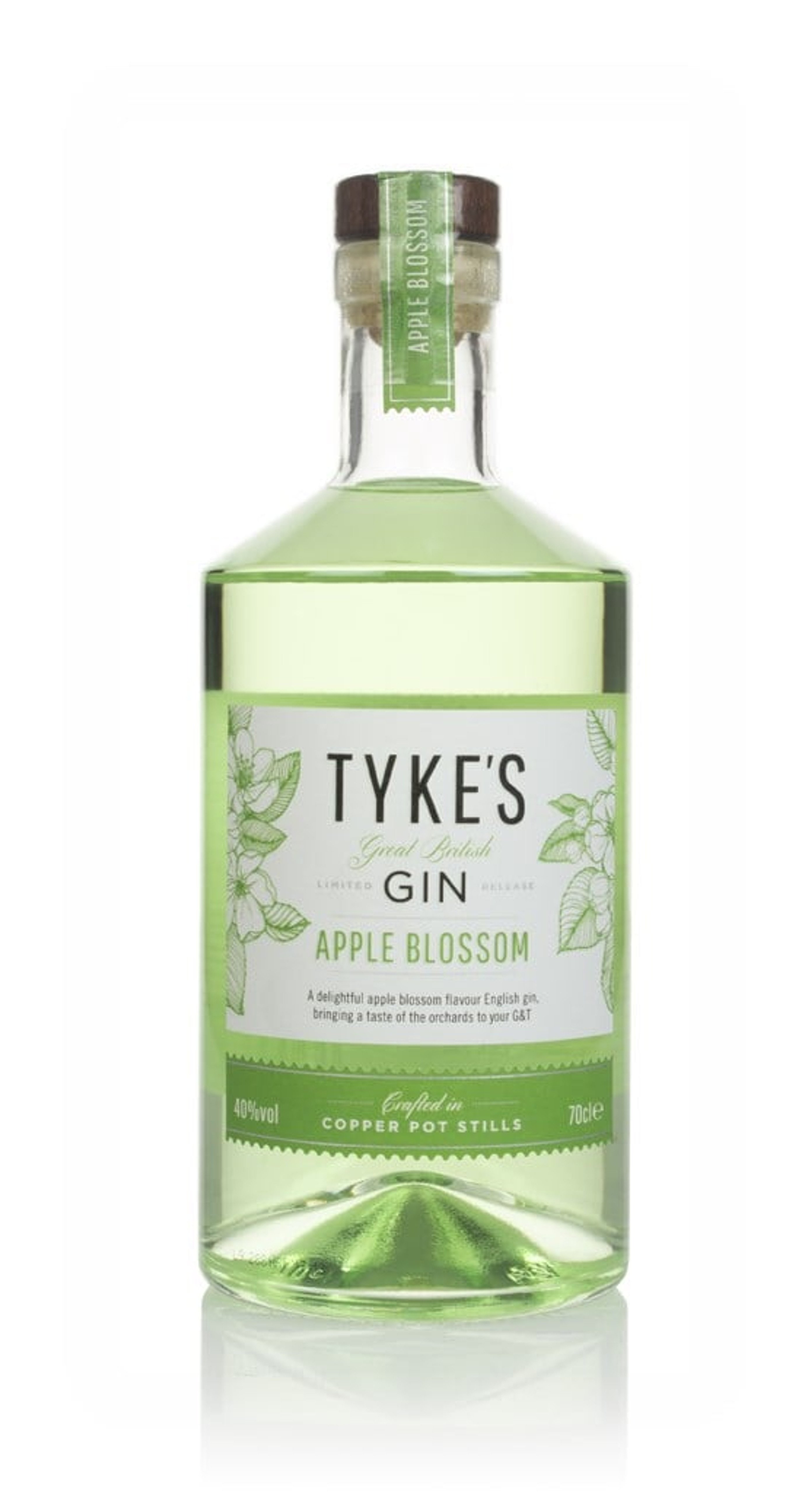 Tyke's Apple Blossom Gin 70cl
