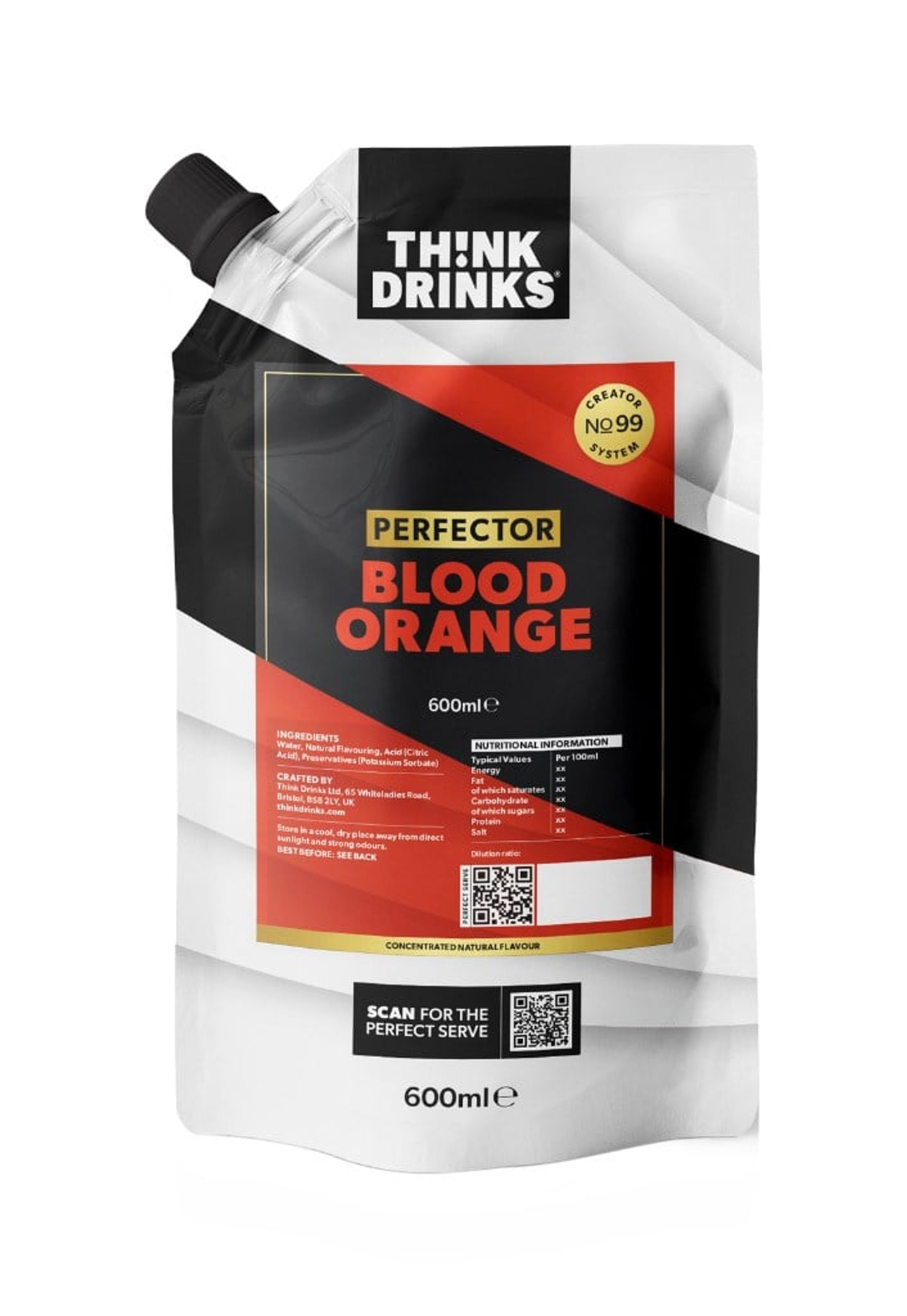 Think Drinks - Blood Orange Perfector (2 x 600ml) 120cl