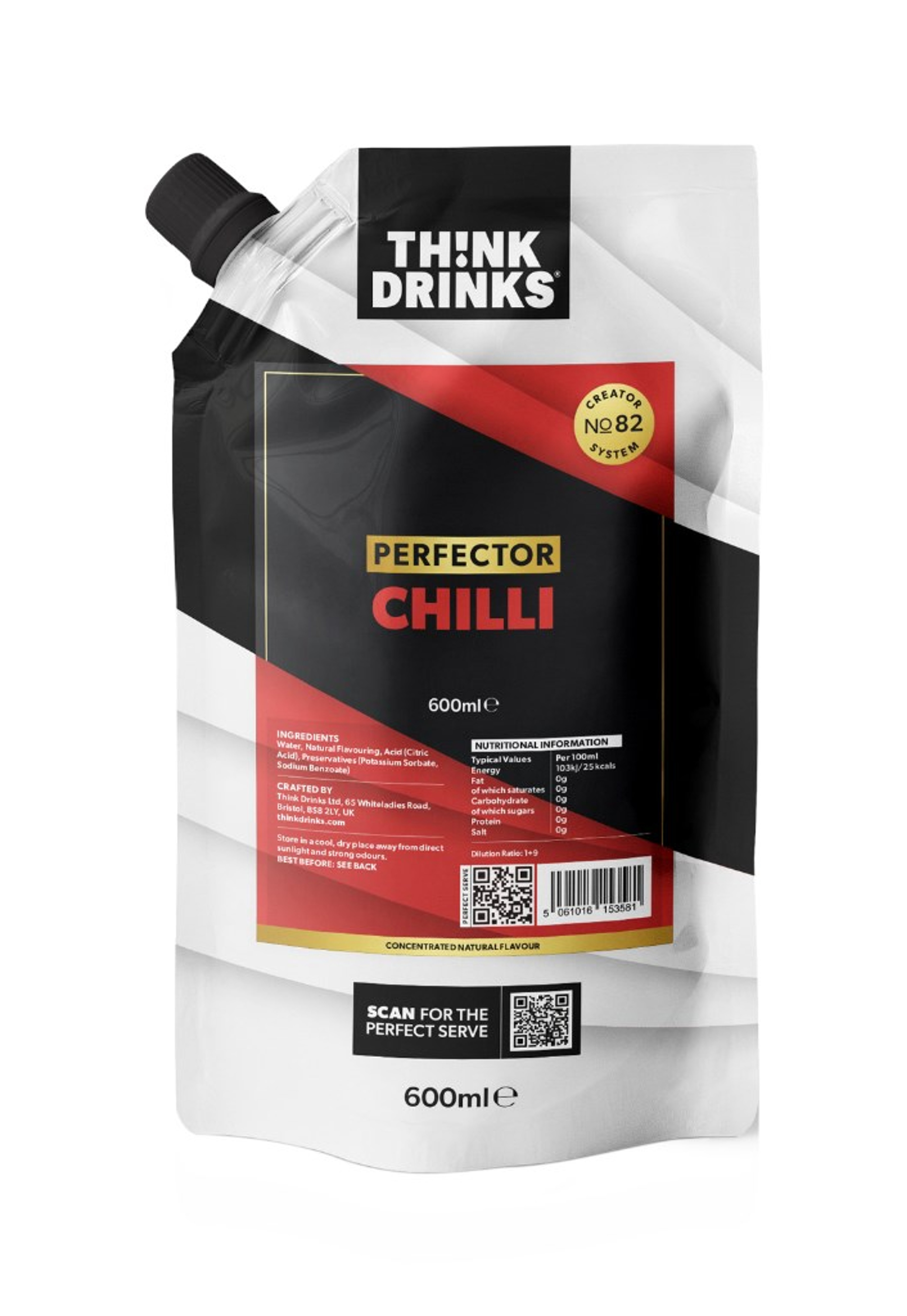 Think Drinks - Chilli Perfector (2 x 600ml) 120cl
