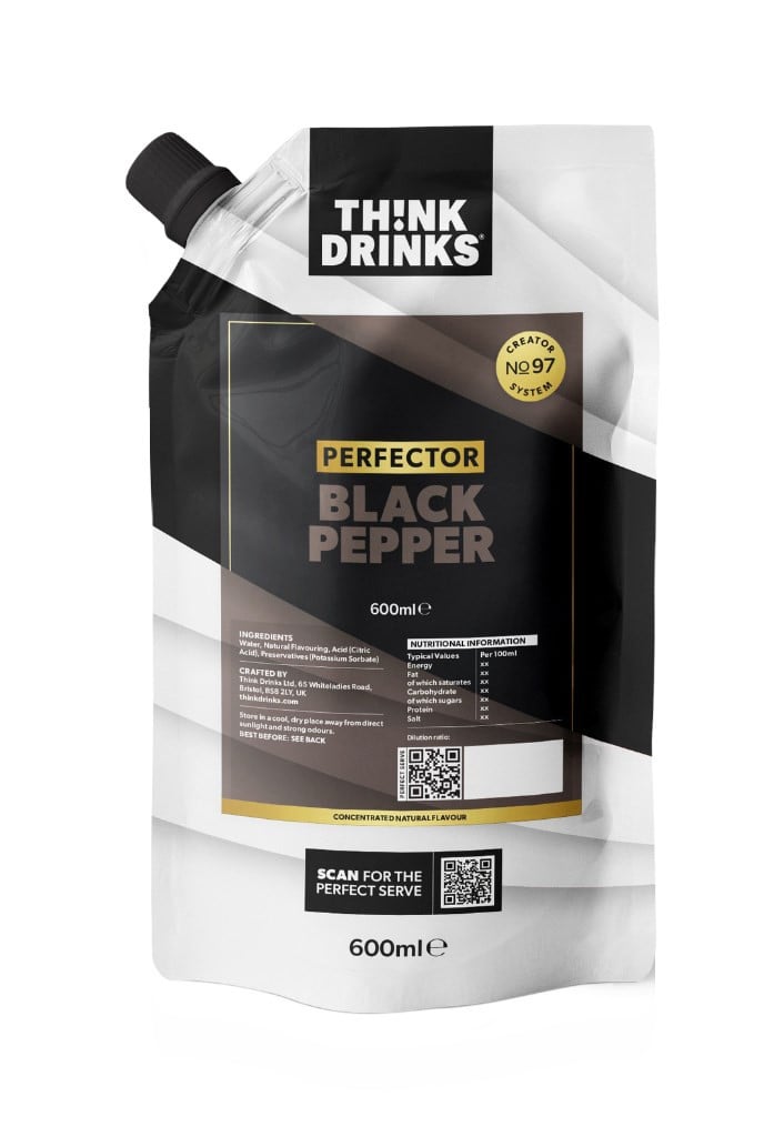 Think Drinks - Black Pepper Perfector (2 x 600ml) 120cl